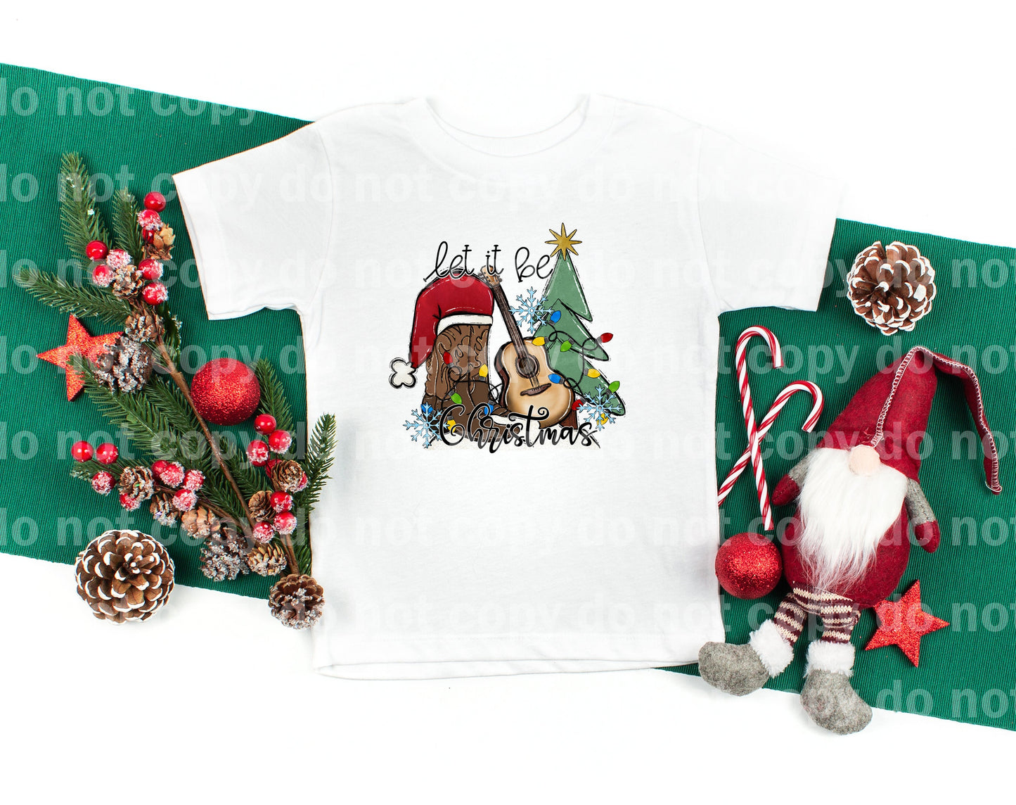 Let It Be Christmas Dream Print or Sublimation Print