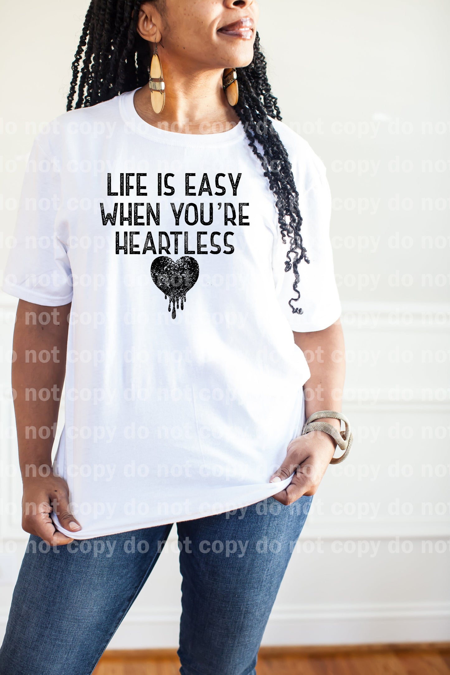 Life Is Easy When You’re Heartless Dream Print or Sublimation Print