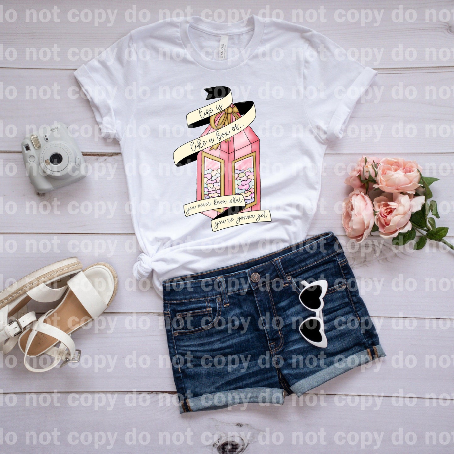 Life Is Like A Box Of.. You Never Know What You're Gonna Get Dream Print or Sublimation Print