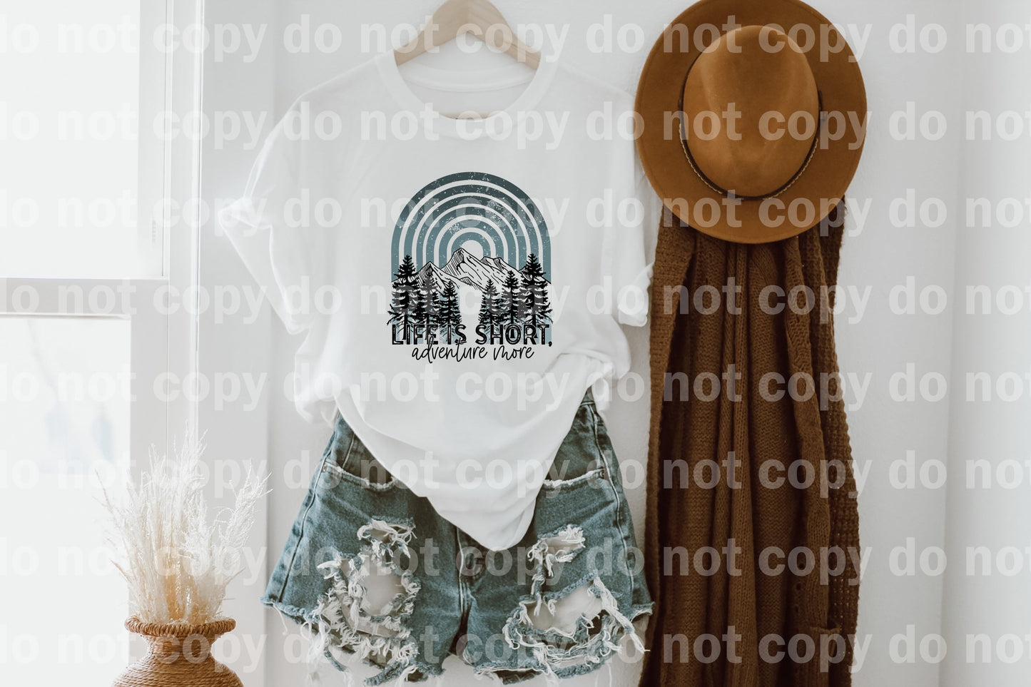 Life Is Short Adventure More Dream Print or Sublimation Print