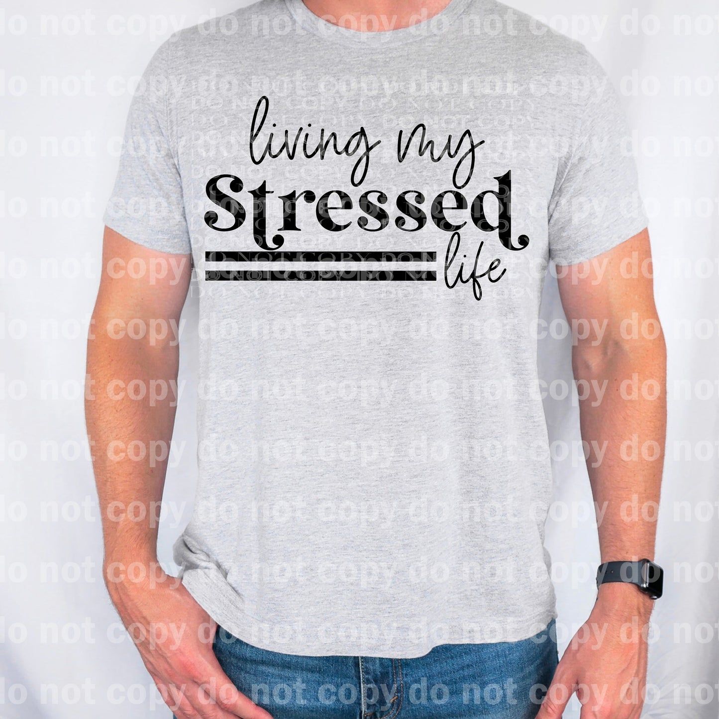 Living My Stressed Life Full Color/One Color Dream Print or Sublimation Print