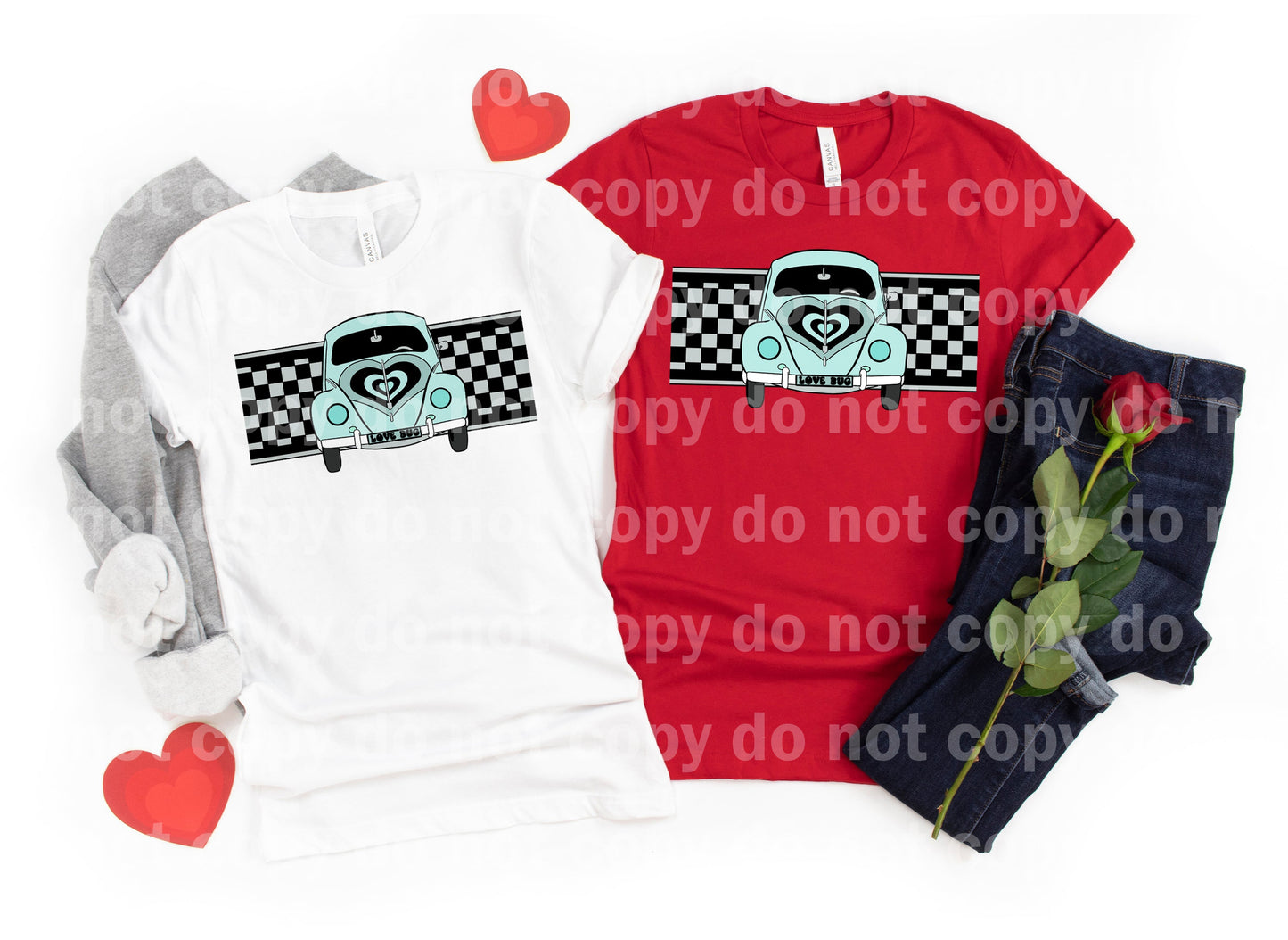 Love Bug Car Green Dream Print or Sublimation Print