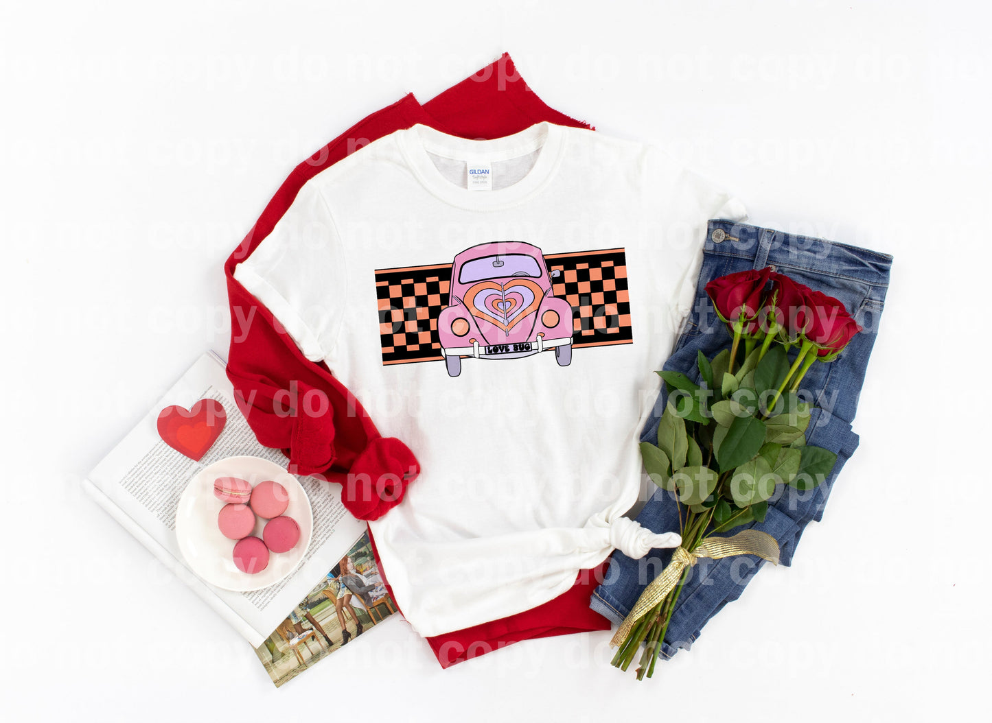 Love Bug Car Pink Dream Print or Sublimation Print