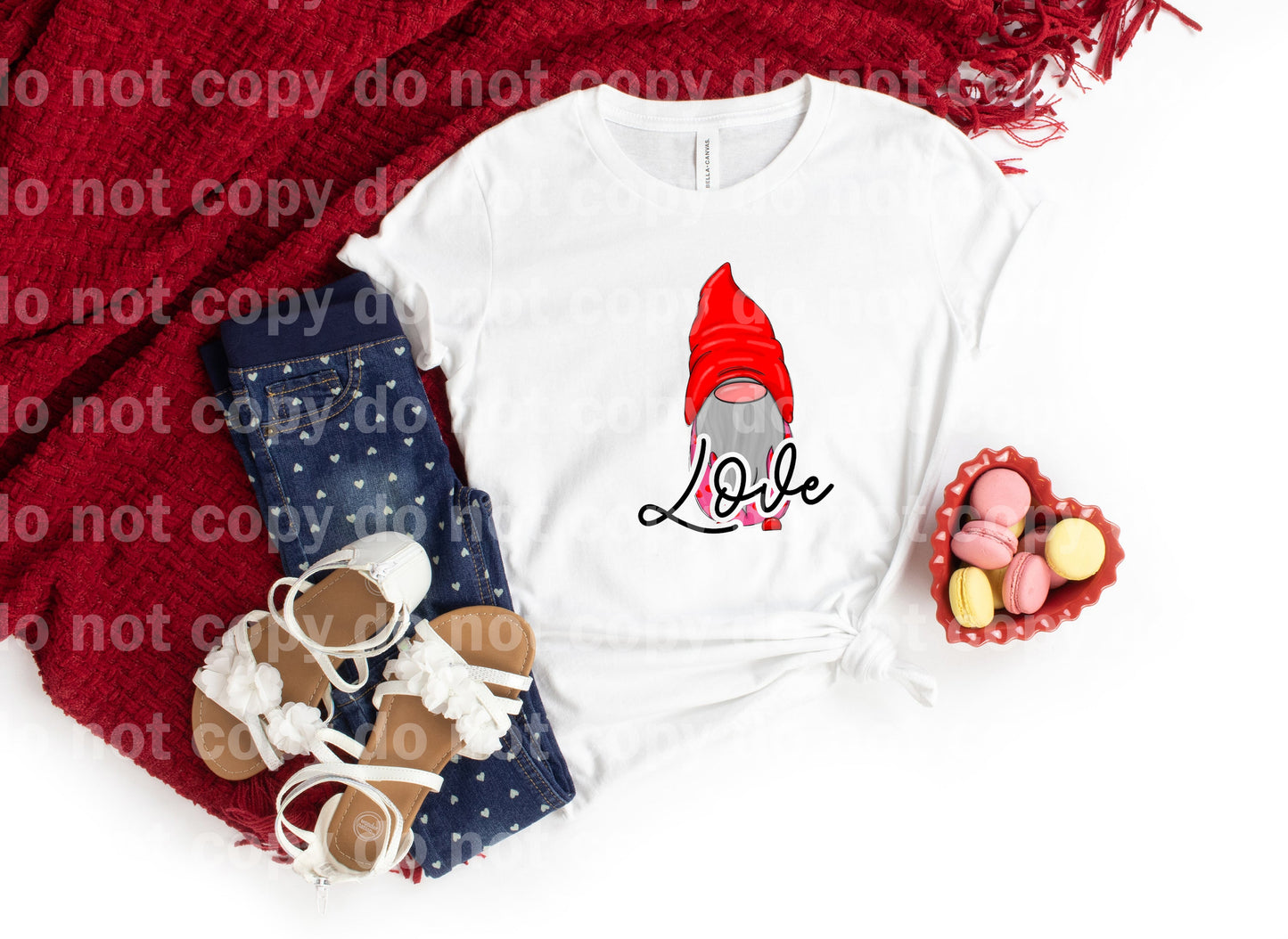 Love Gnome Red Dream Print or Sublimation Print