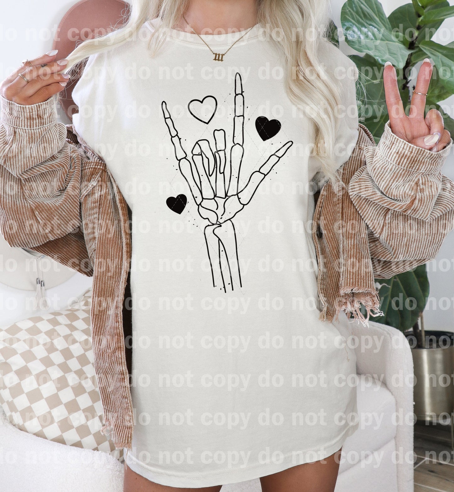 Love Rock Skellie Full Color/One Color Dream Print o Impresión por sublimación