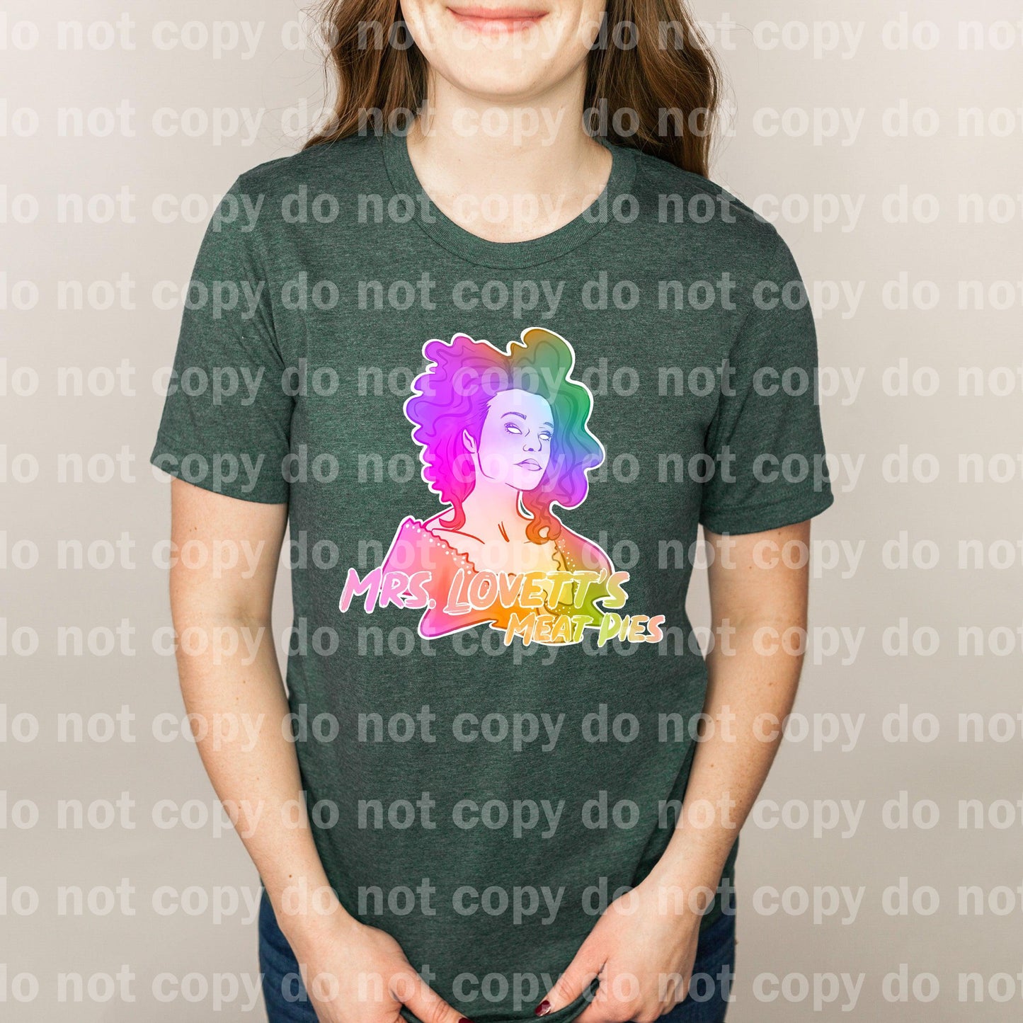 Mrs. Lovett's Meat Pies Pastel or rainbow Color Style Dream Print or Sublimation Print