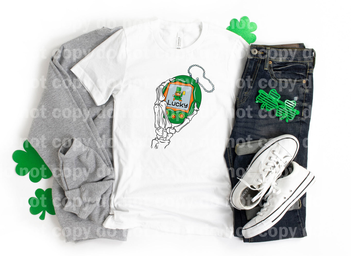 Lucky Chain Skellie Hand Dream Print or Sublimation Print