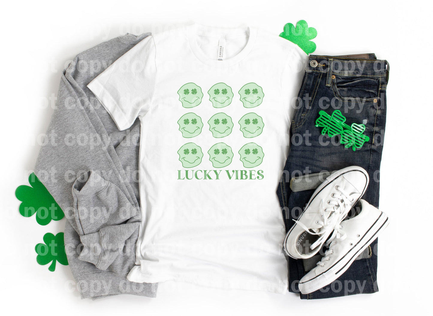 Lucky Vibes Smiley Dream Print or Sublimation Print