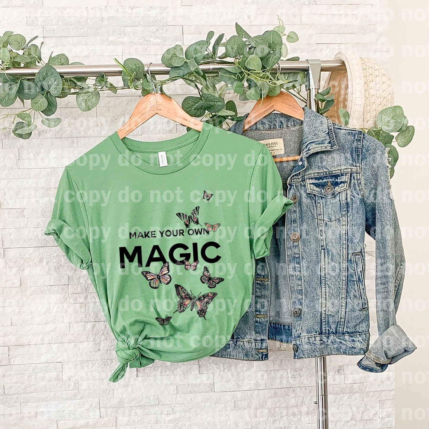 Make Your Own Magic Butterflies Dream print transfer