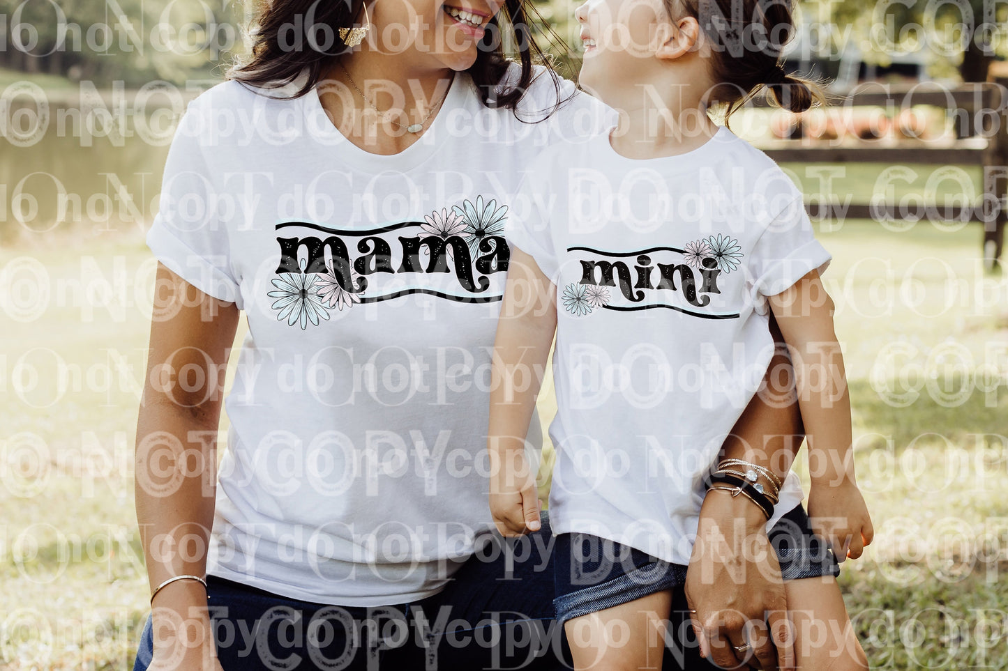 Mama With Flowers Dream Print or Sublimation Print
