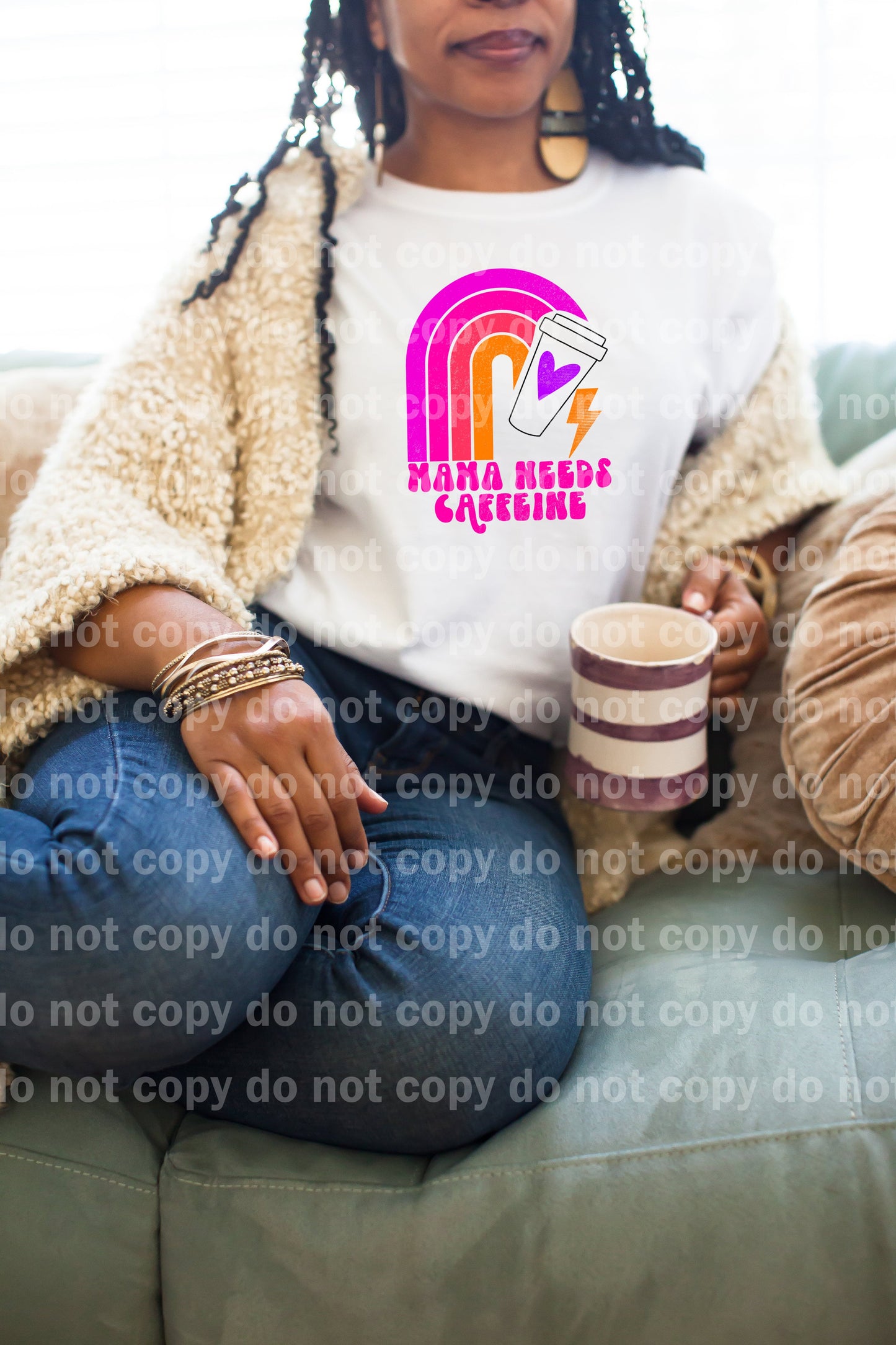 Mama Needs Caffeine Dream Print or Sublimation Print