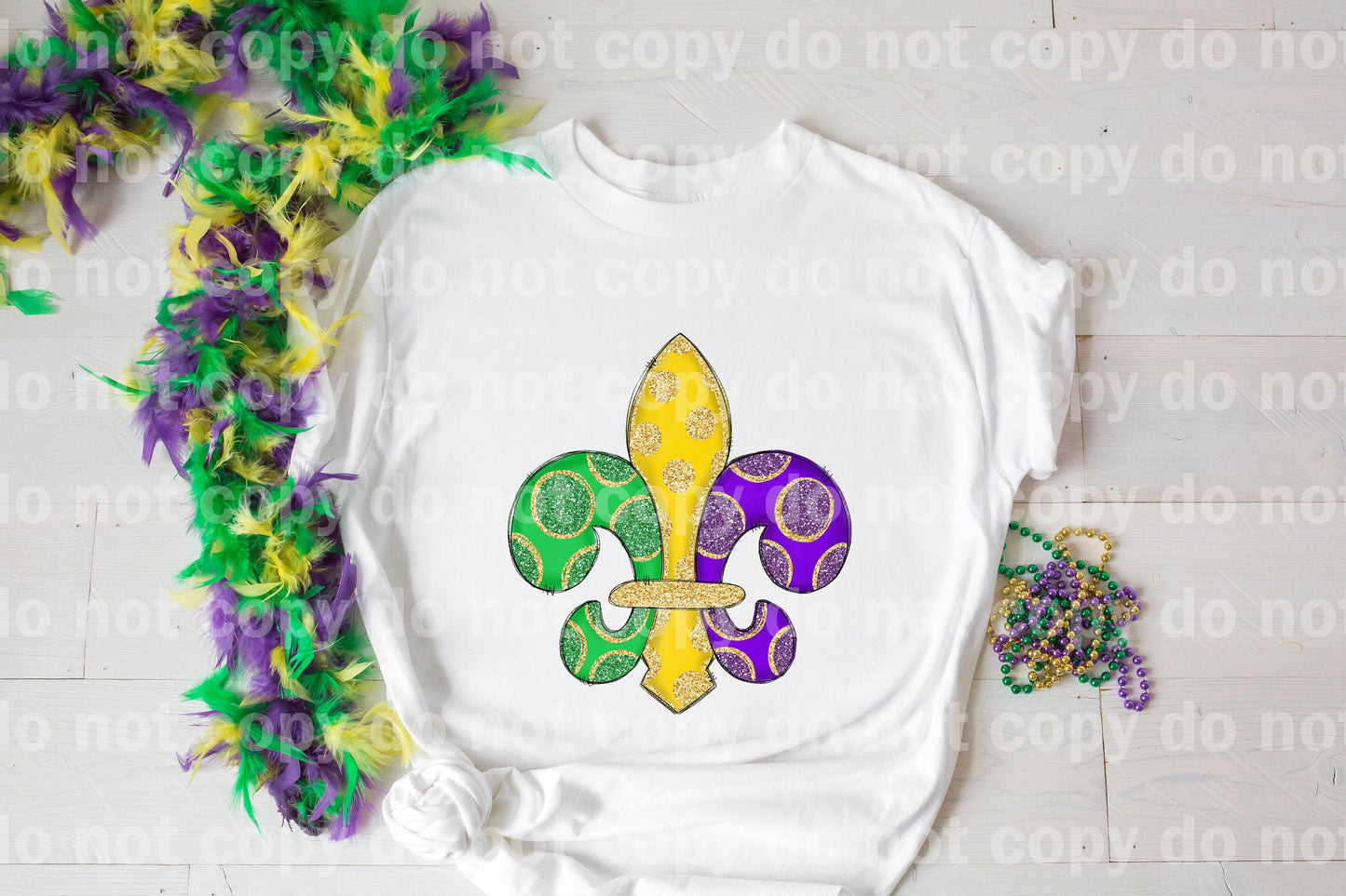 Mardi Gras Fleur Delis Dream Print or Sublimation Print