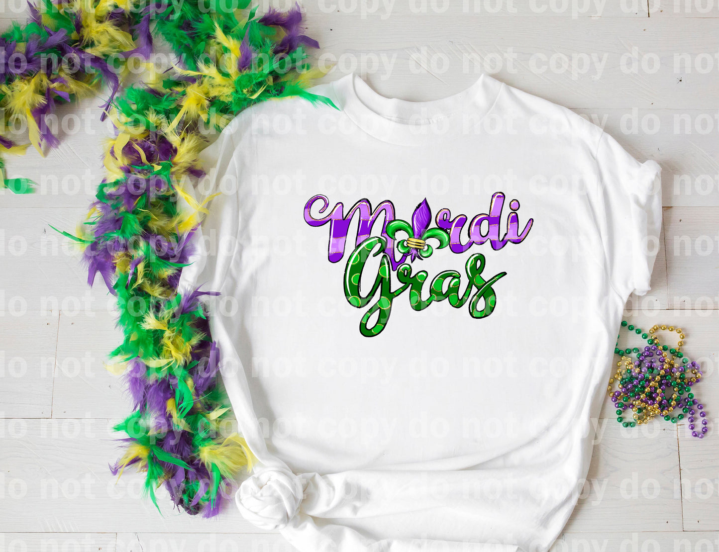 Mardi Gras Typography Dream Print or Sublimation Print