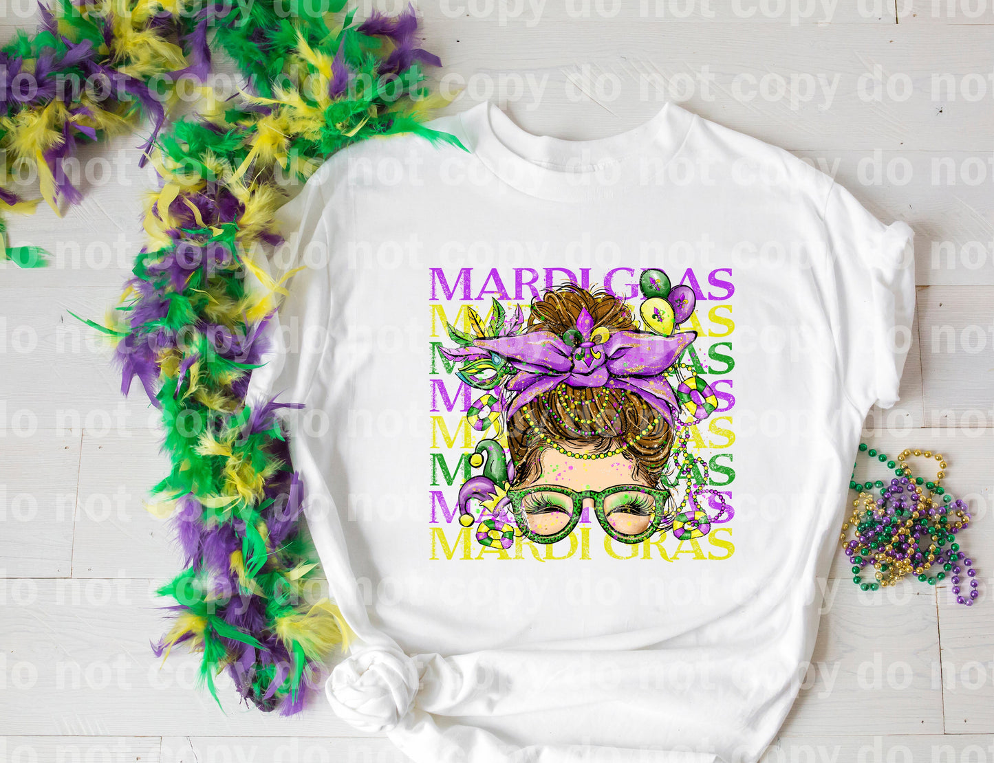 Mardi Gras Lady Dream Print or Sublimation Print