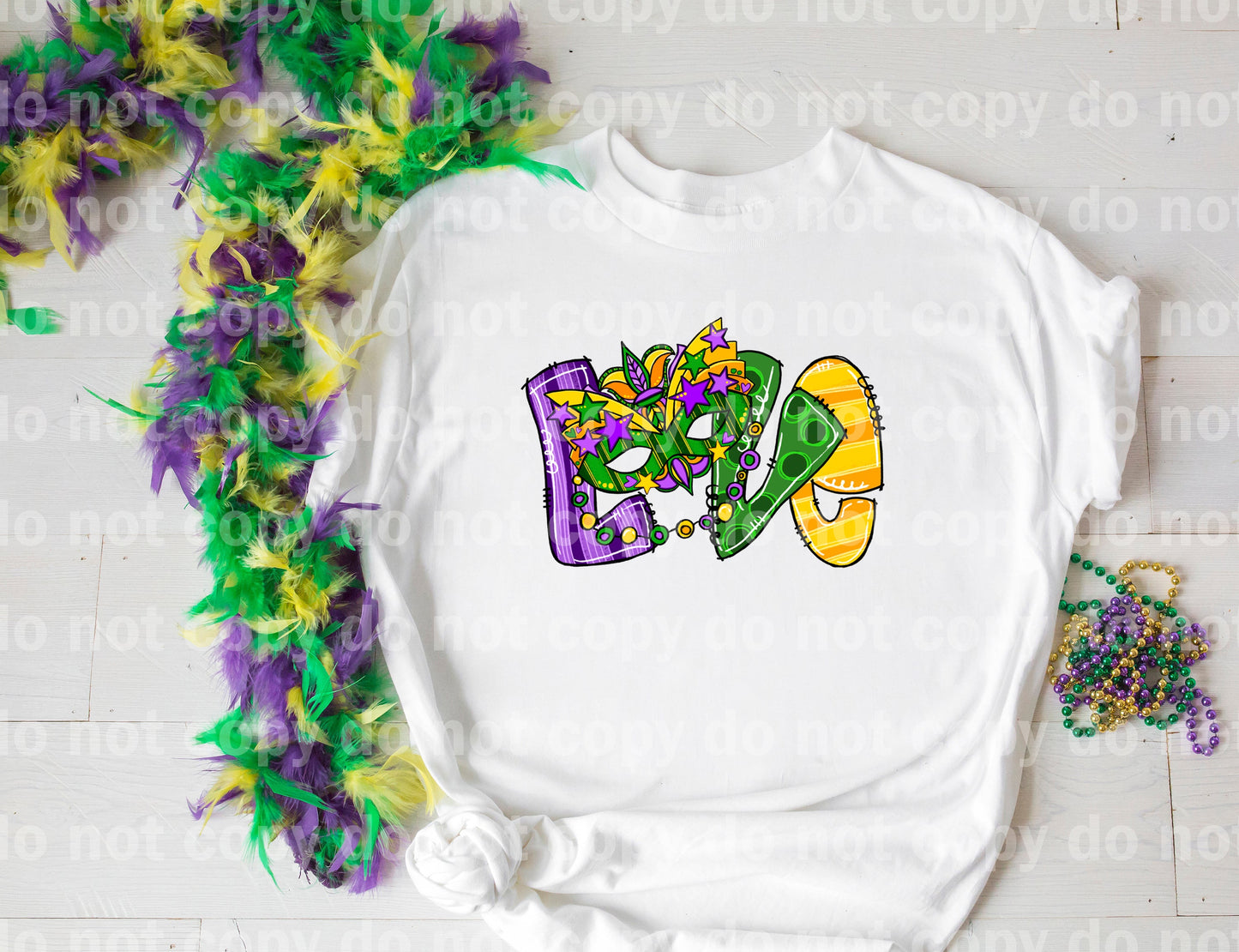 Mardi Gras Love Mask Dream Print or Sublimation Print