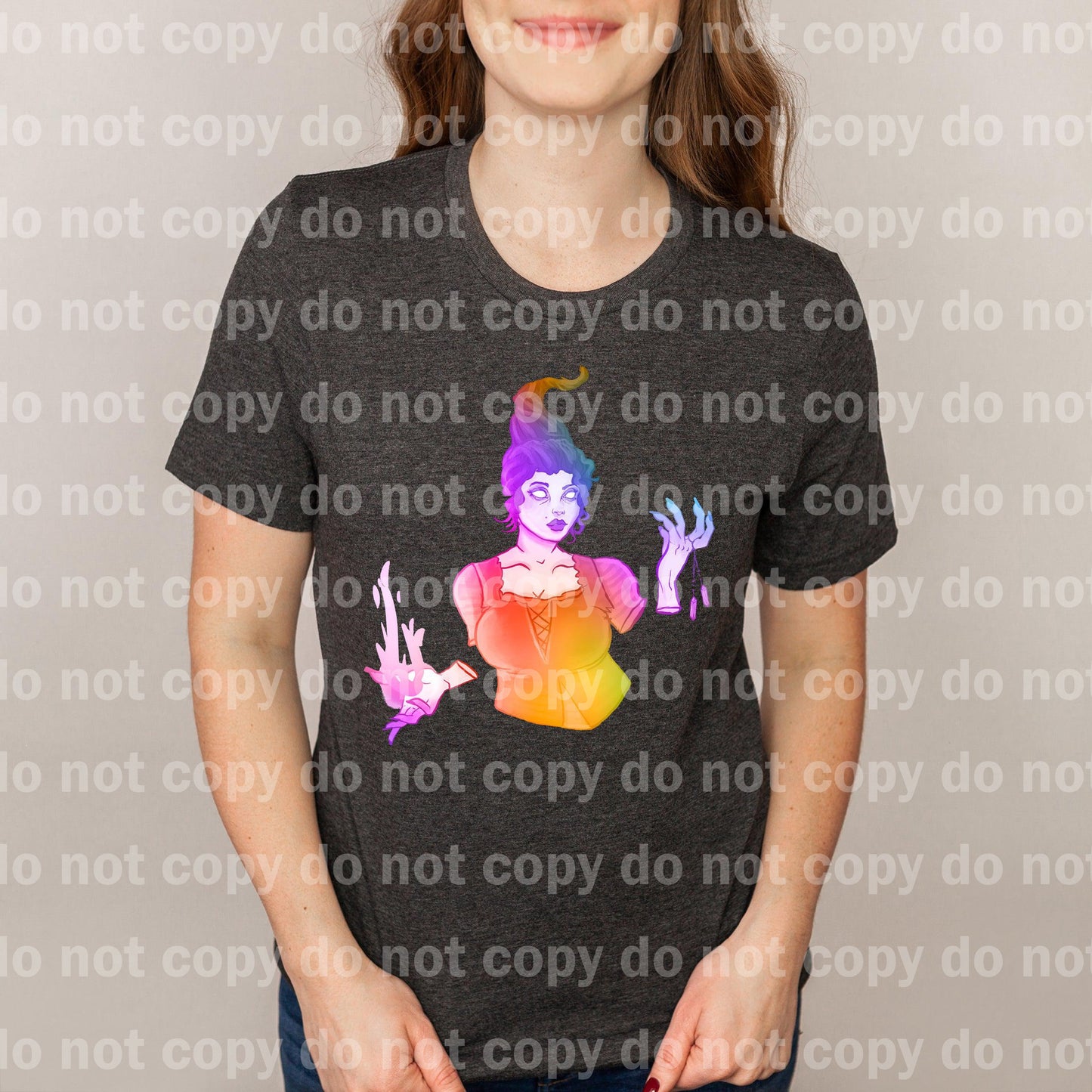 Mary Witch Pastel or rainbow Color Style Dream Print or Sublimation Print