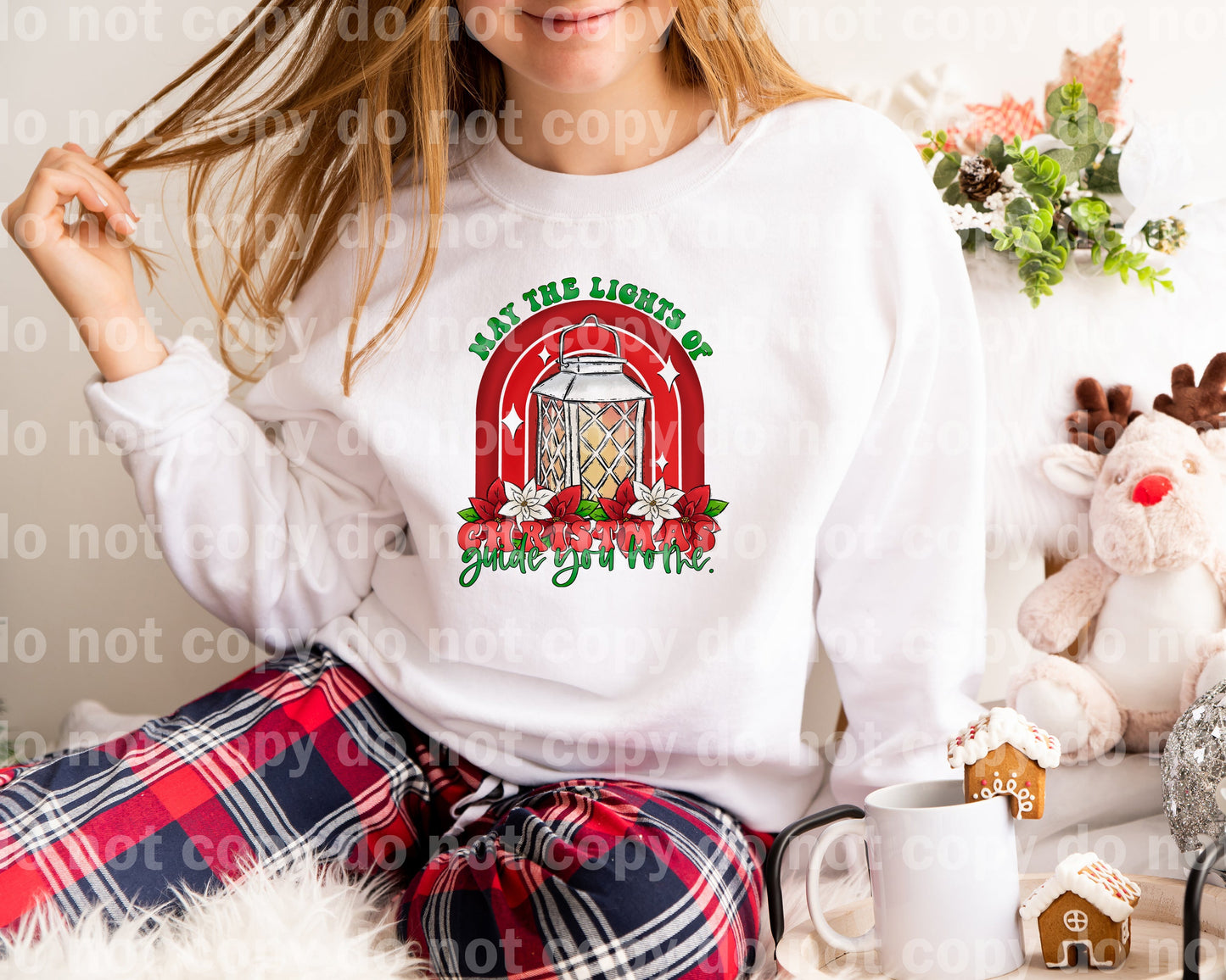 May The Lights Of Christmas Guide You Home Dream Print or Sublimation Print