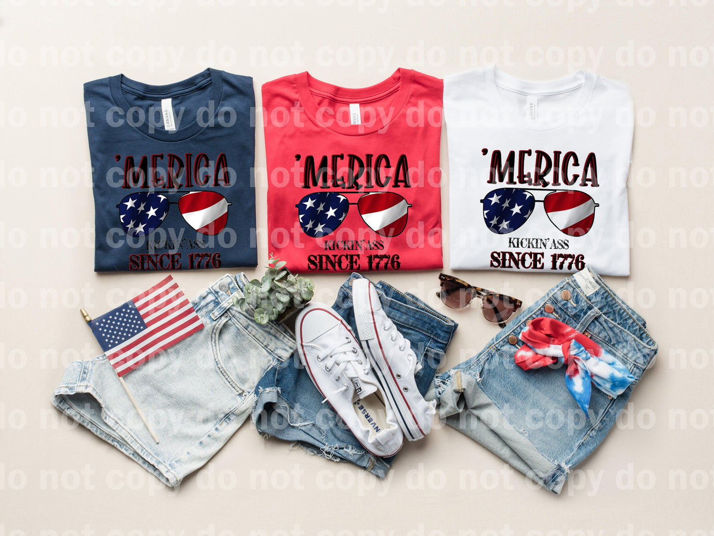 Merica Kickin' Ass Since 1776 Dream Print or Sublimation Print