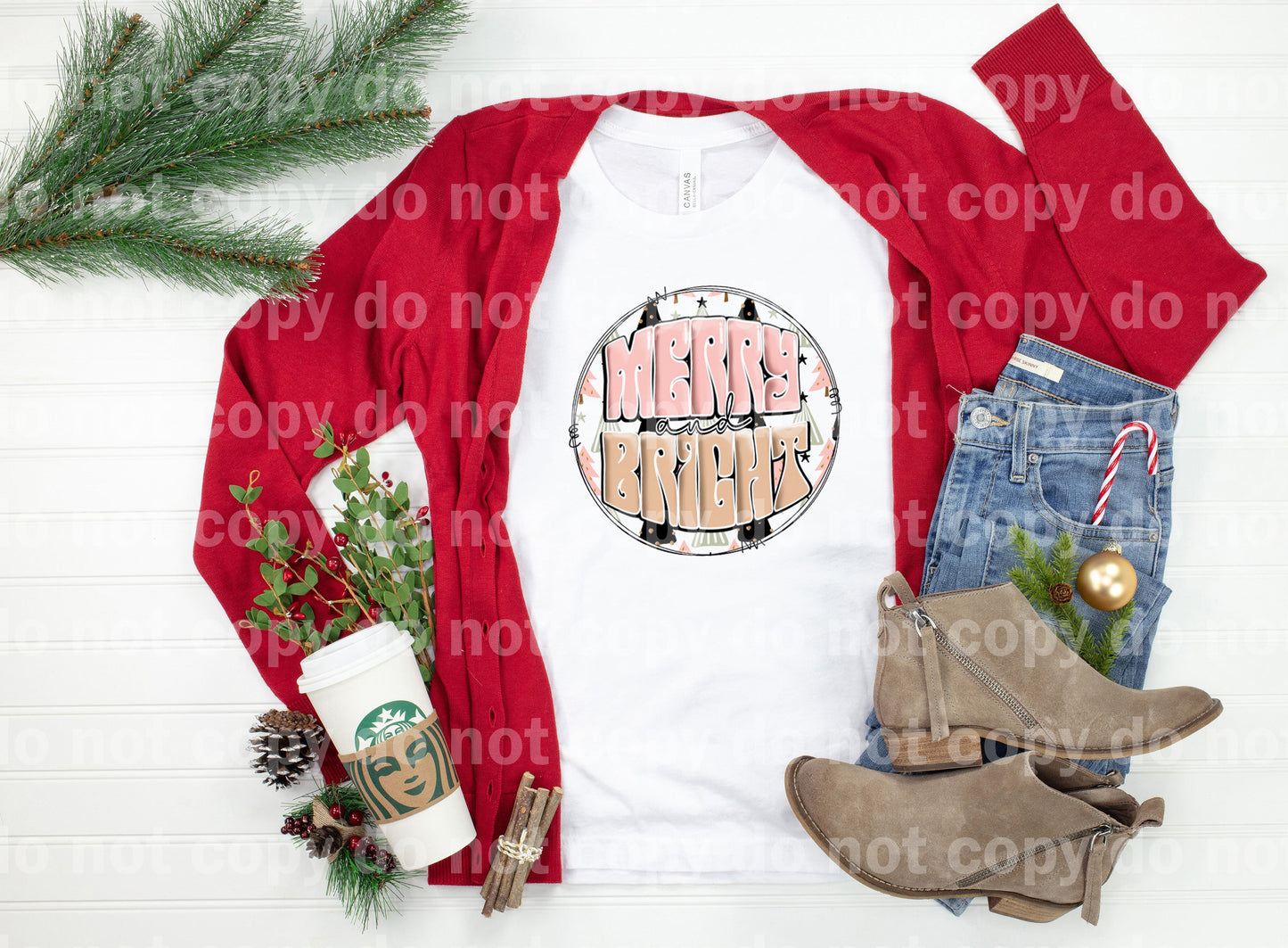 Merry And Bright Dream Print or Sublimation Print