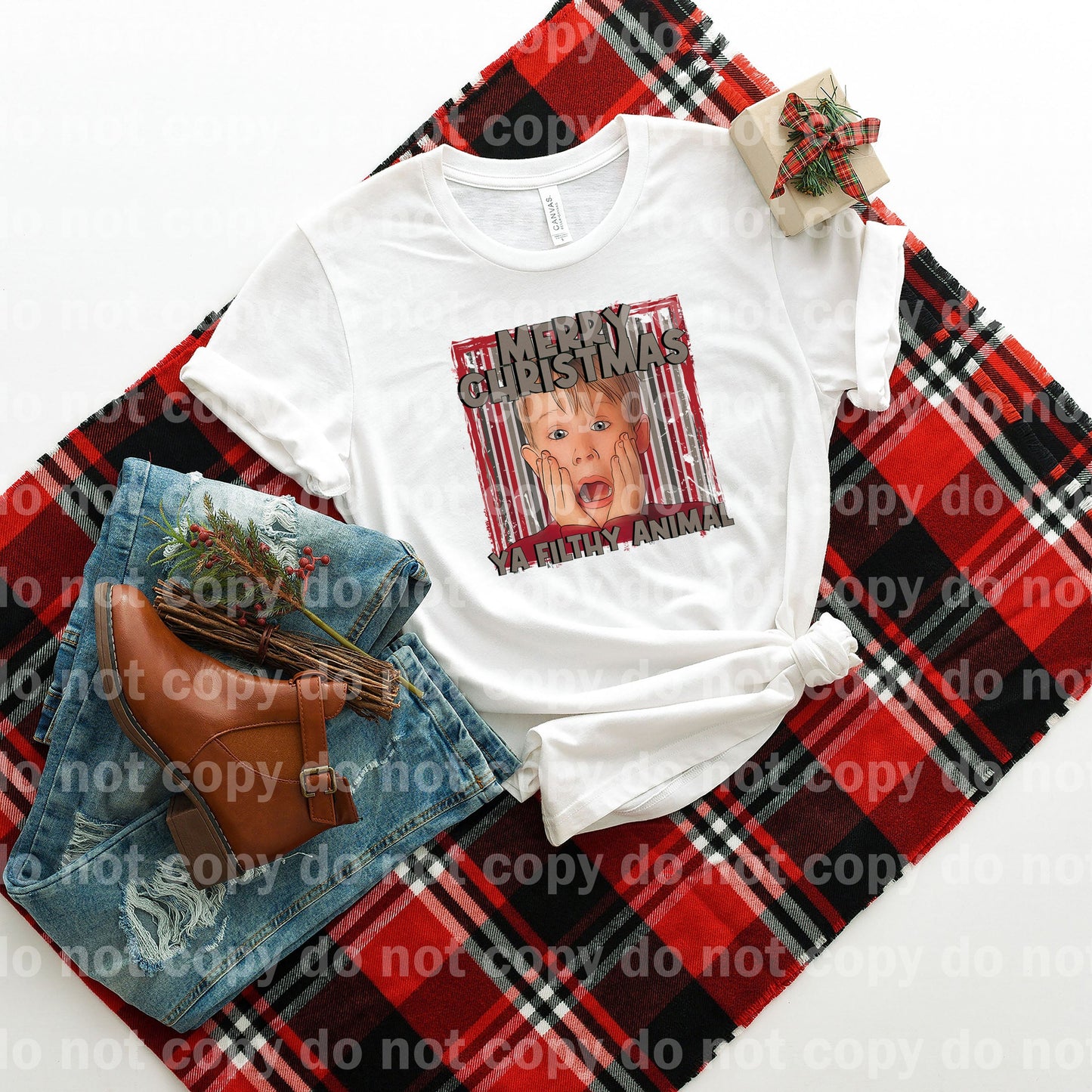 Merry Christmas Ya Filthy Animal Dream Print or Sublimation Print