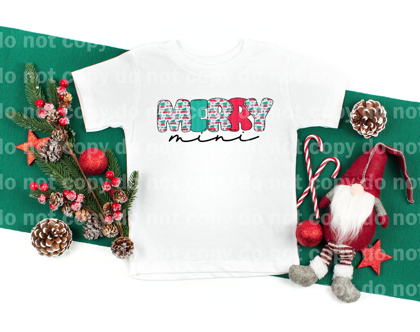 Merry Mini Christmas Tree And Car Dream Print or Sublimation Print