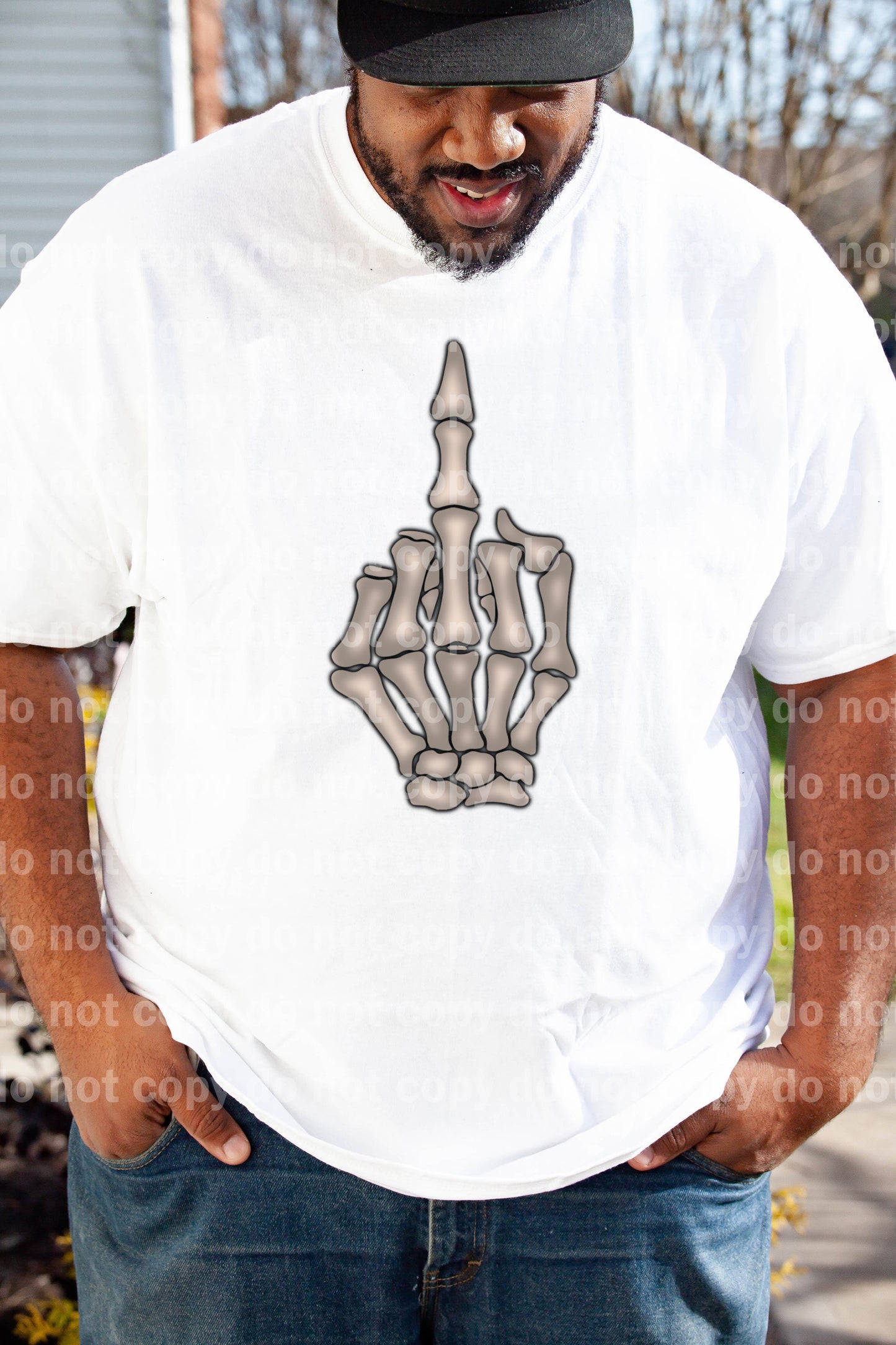 Middle Finger Skellie Hand Dream Print or Sublimation Print