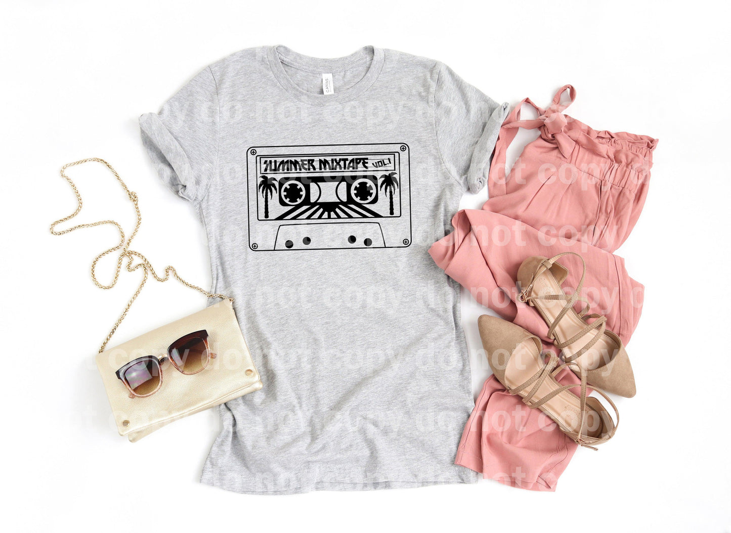 Summer Mixtape Vol.1 Full Color/One Color Dream Print or Sublimation Print