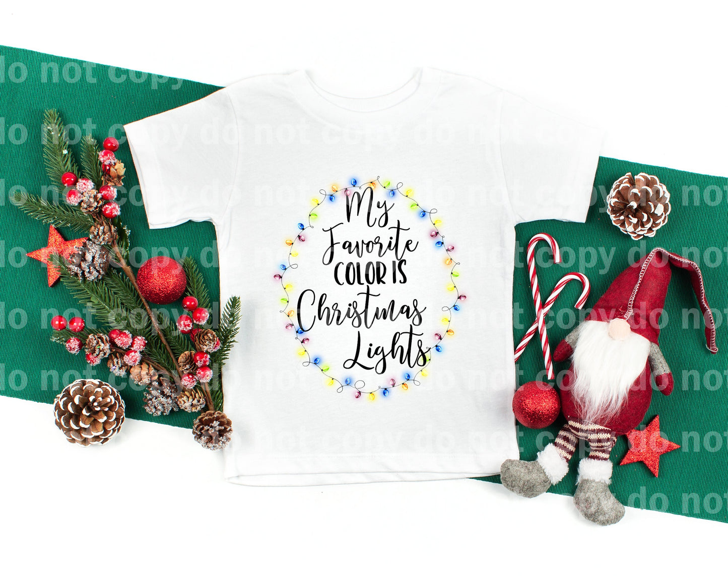 Mi color favorito es la impresión de ensueño de luces navideñas o la impresión por sublimación
