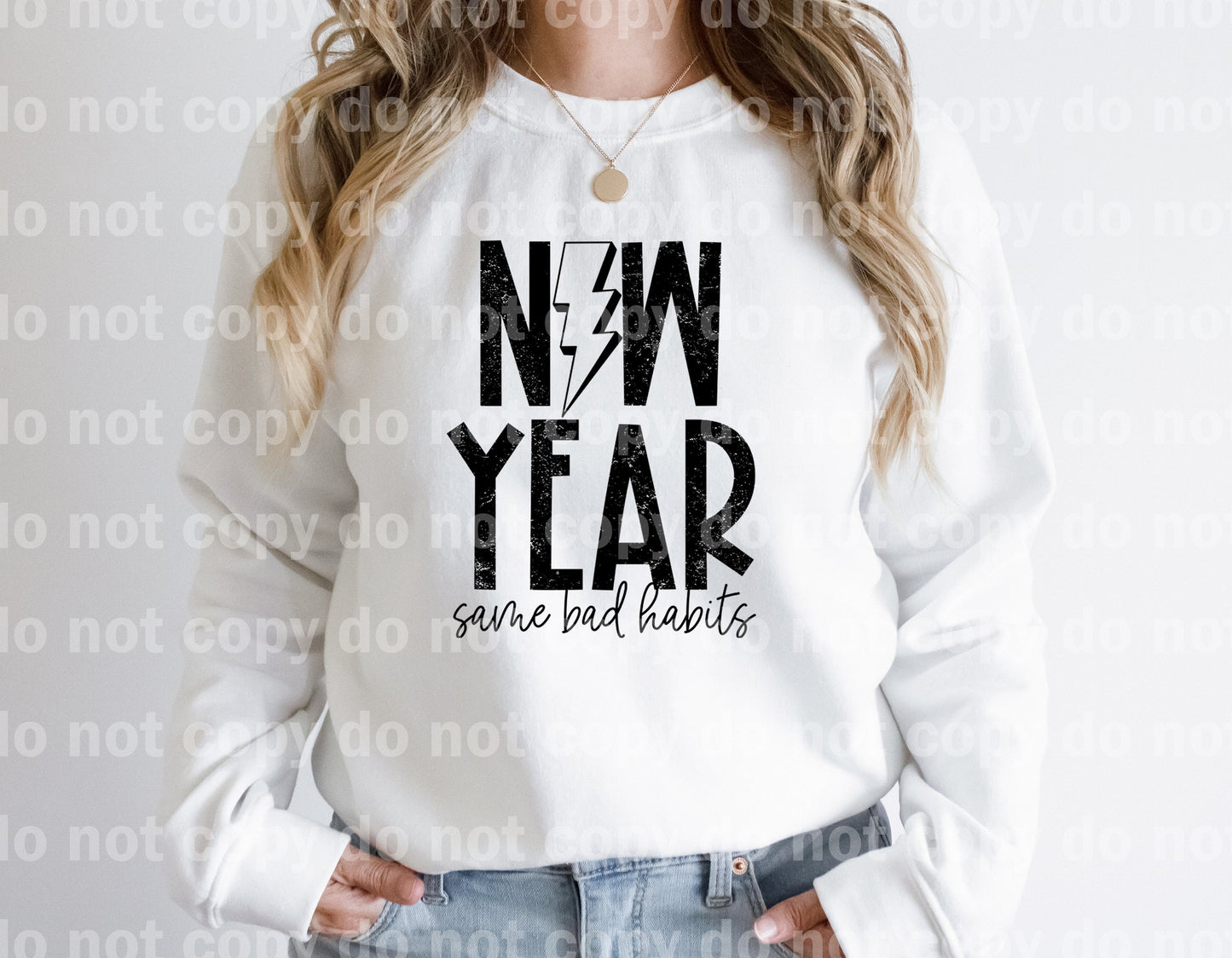 New Year Same Bad Habits Dream Print or Sublimation Print