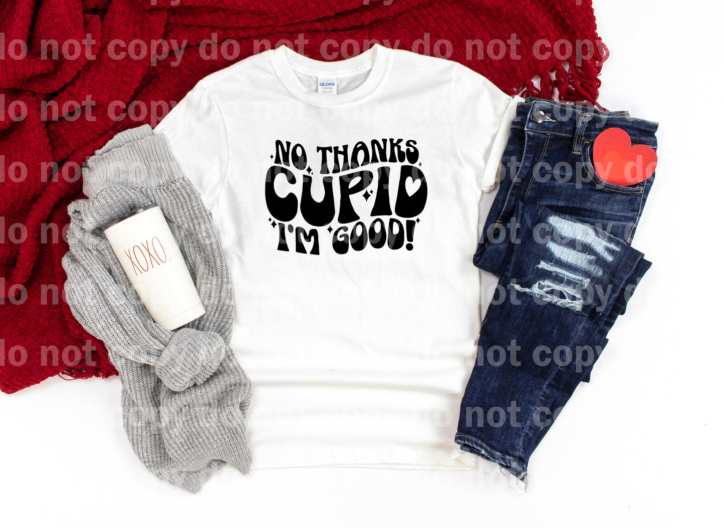 No Thanks Cupid I'm Good Dream Print or Sublimation Print