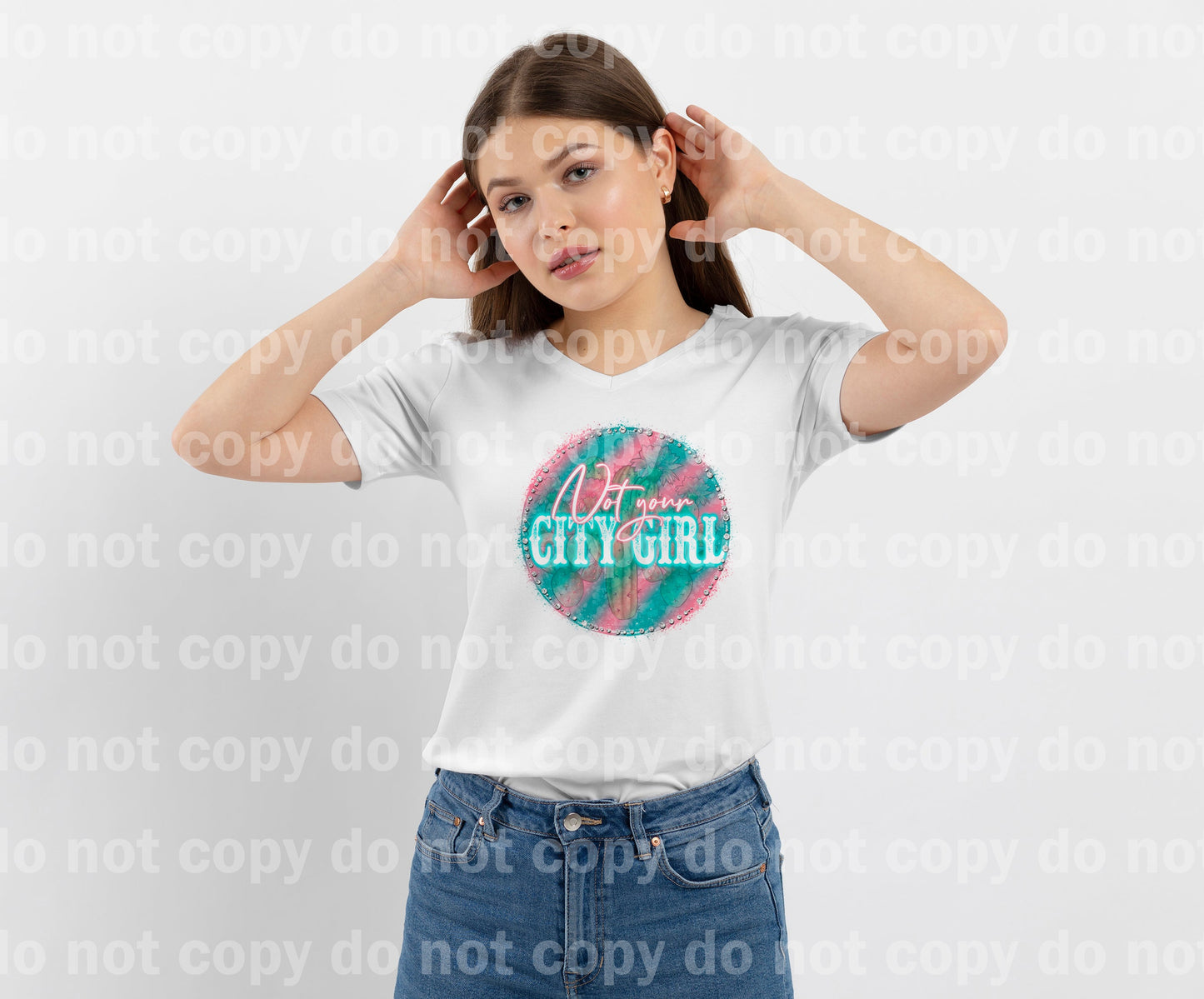 No es tu impresión de ensueño de chica de ciudad o impresión de sublimación