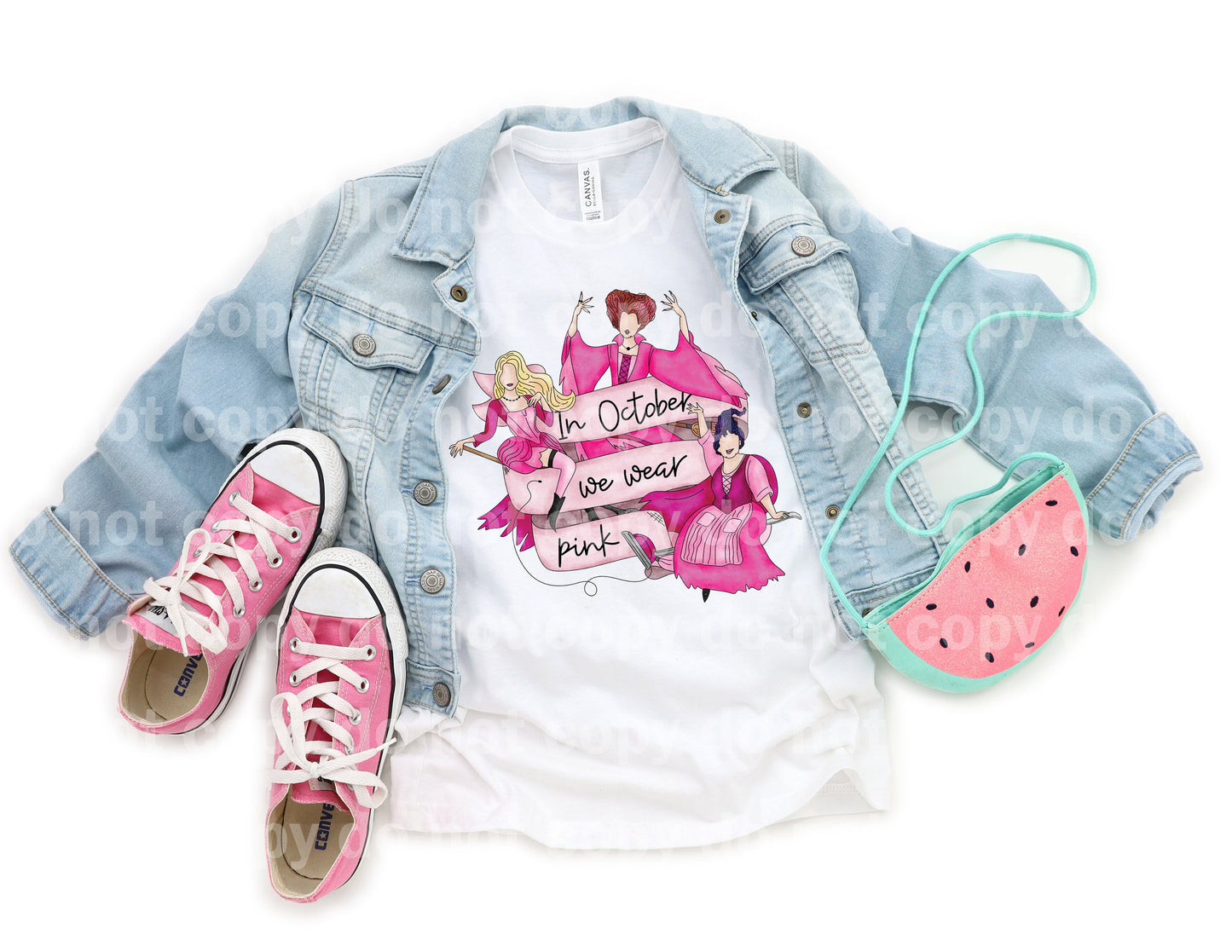 In October We Wear Pink Light Dream Print or Sublimation Print