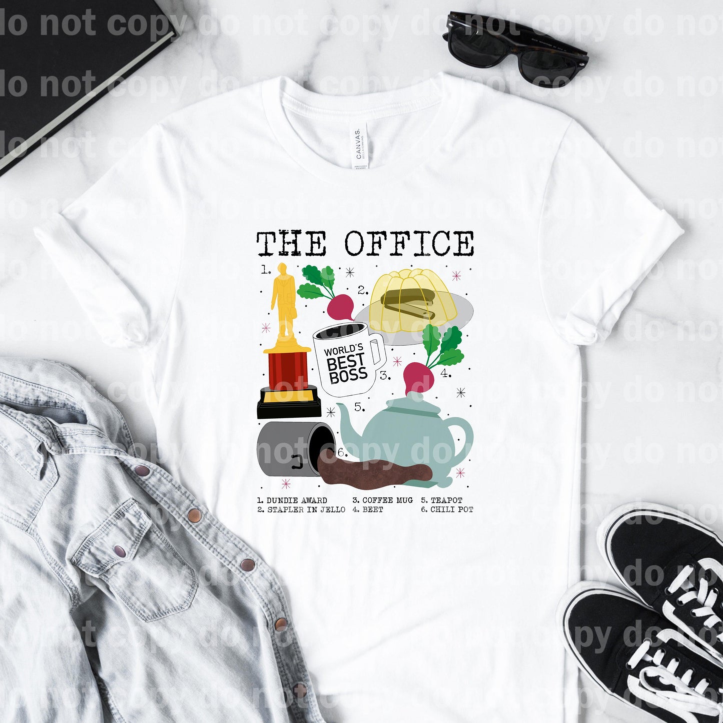Dundie Award Stapler in Jello Coffee Mug Beet Teapot Chill pot Dream Print or Sublimation Print