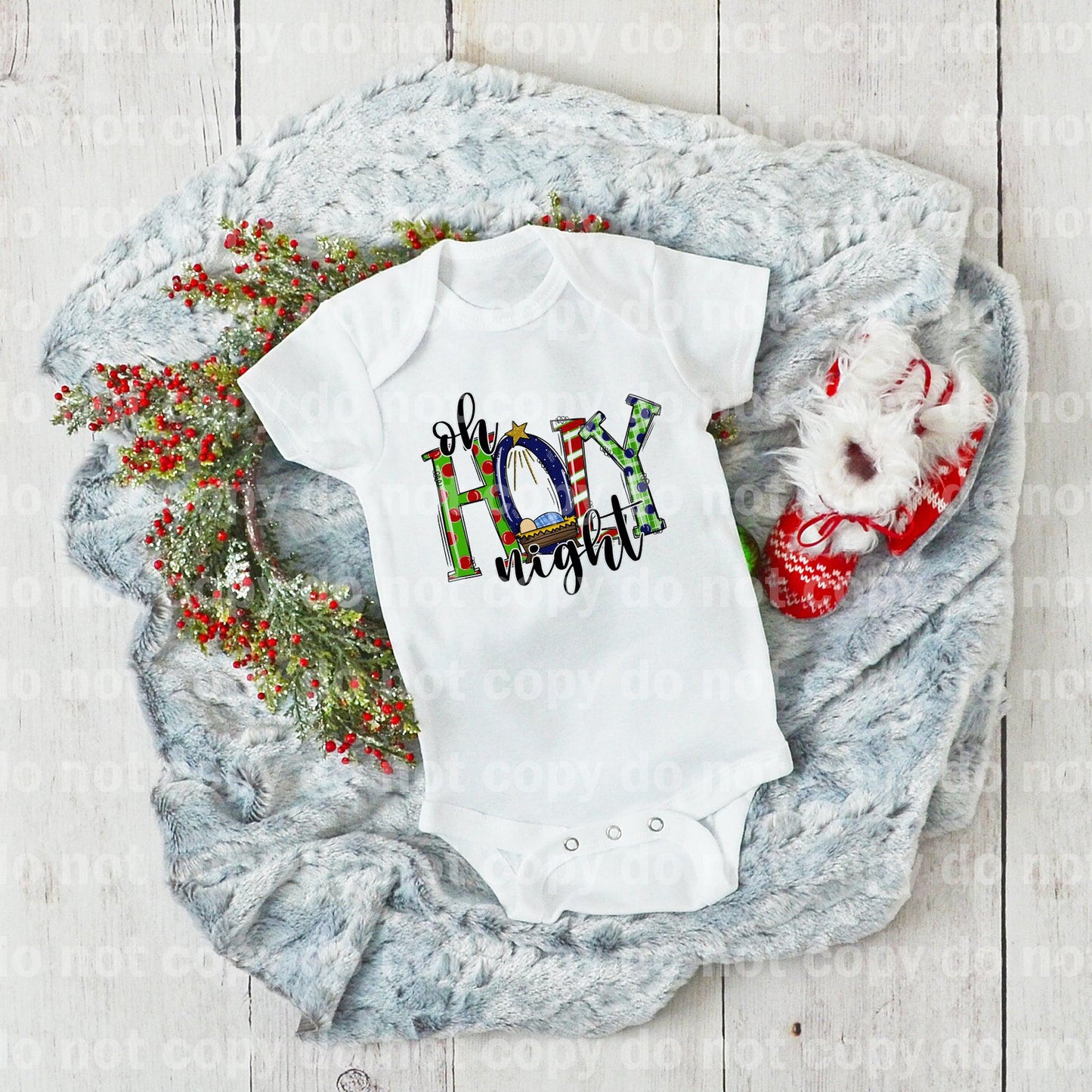 Oh Holy Night Nativity Dream Print or Sublimation Print