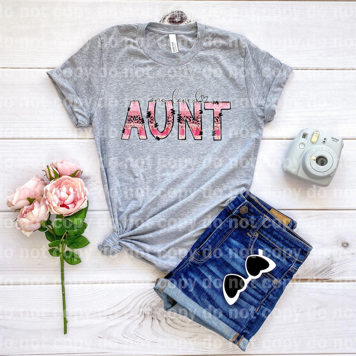 One Loved Aunt Dream print transfer