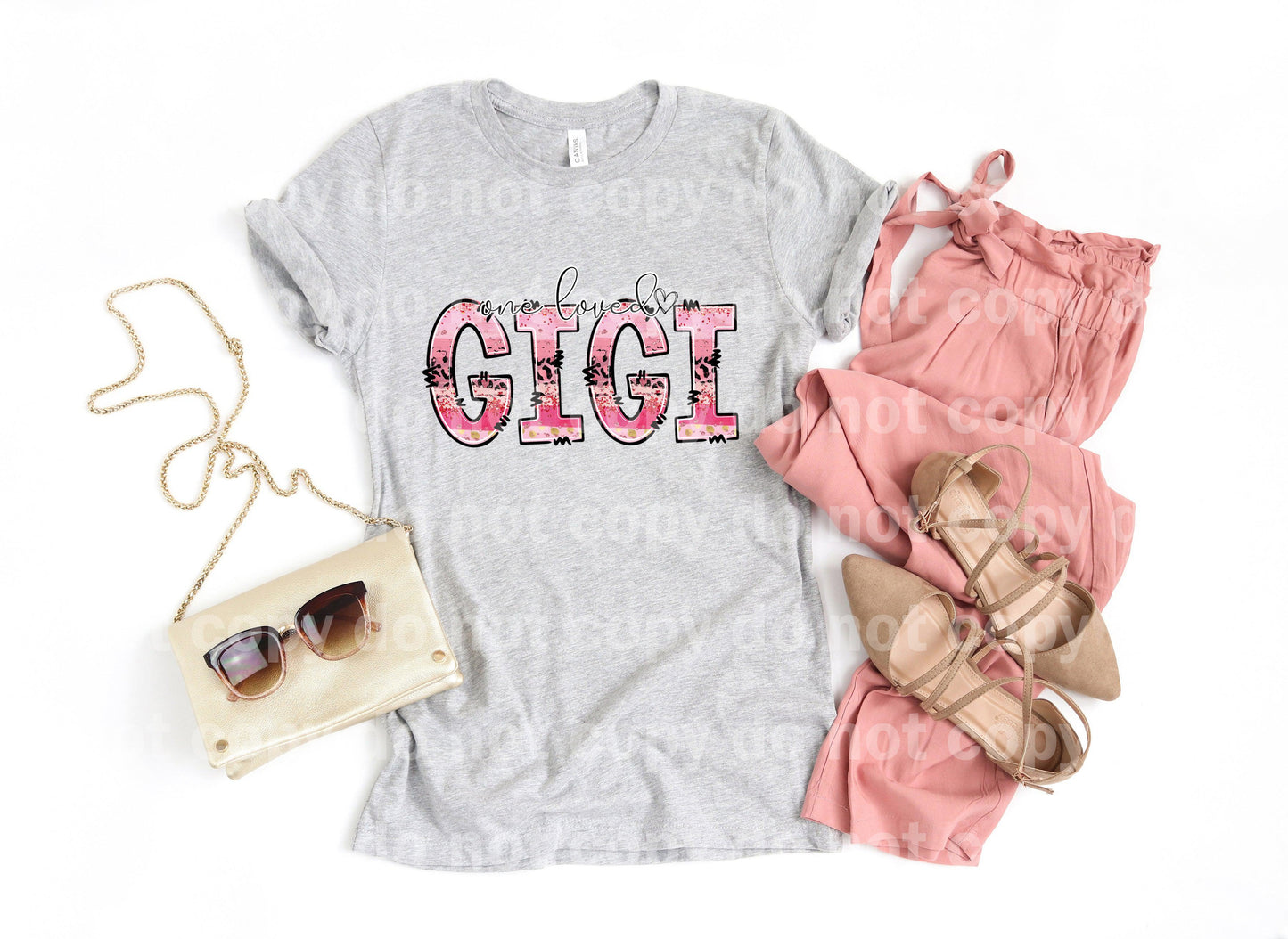 One Loved Gigi Dream print transfer