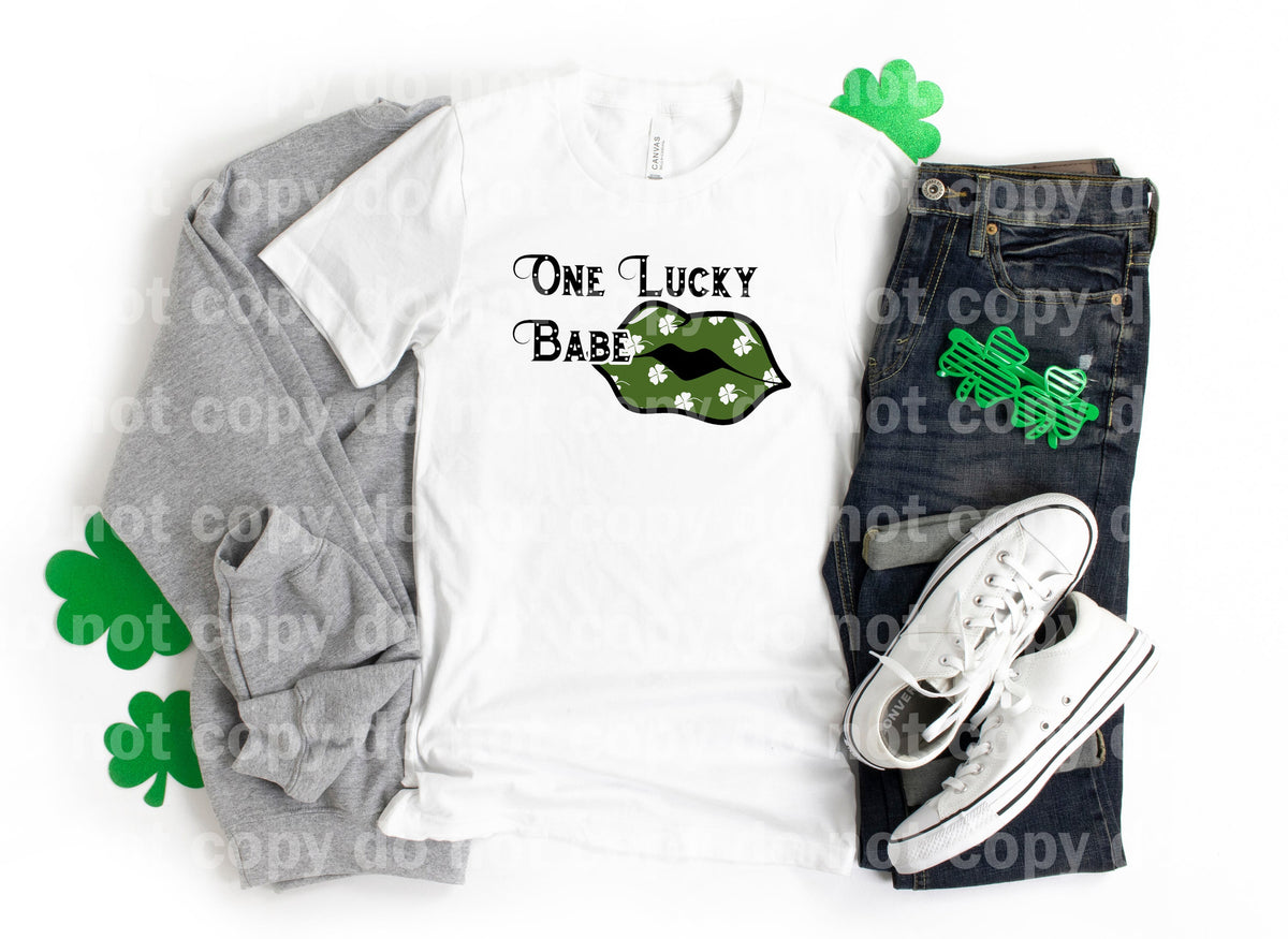 One Lucky Babe Clover Lips Dream Print or Sublimation Print