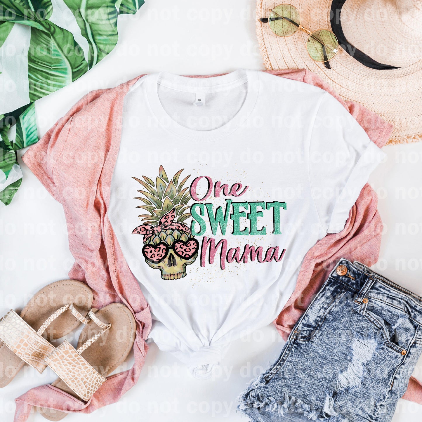 Una impresión de sueño verde de Sweet Mama o impresión de sublimación