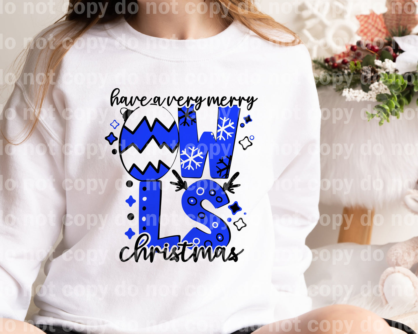 Have A Very Merry Owls Christmas Dream Print or Sublimation Print