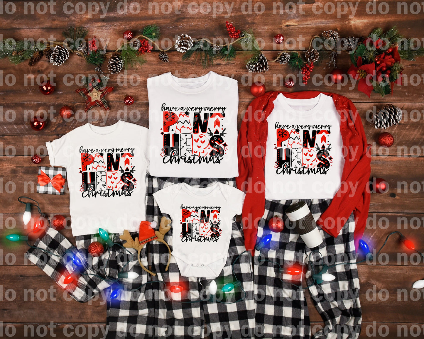 Have A Very Merry Panthers Christmas Red Dream Print or Sublimation Print