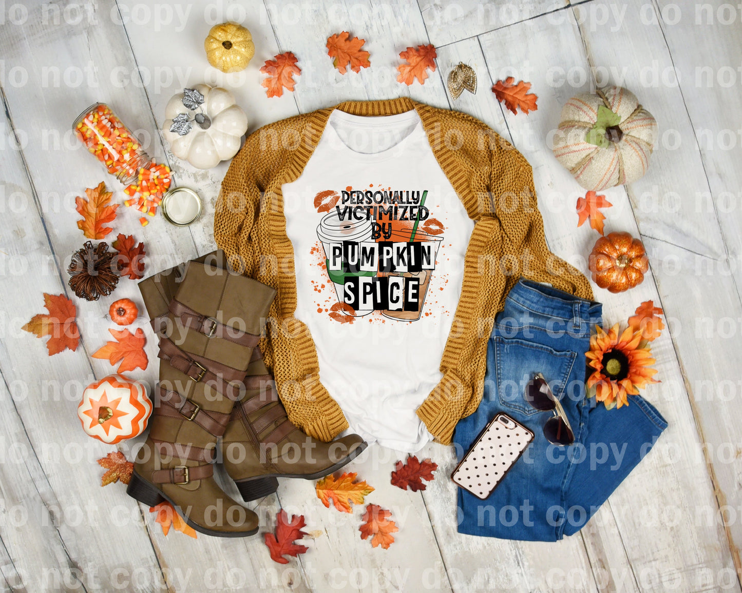 Personalmente víctima de Pumpkin Spice Dream Print o impresión por sublimación
