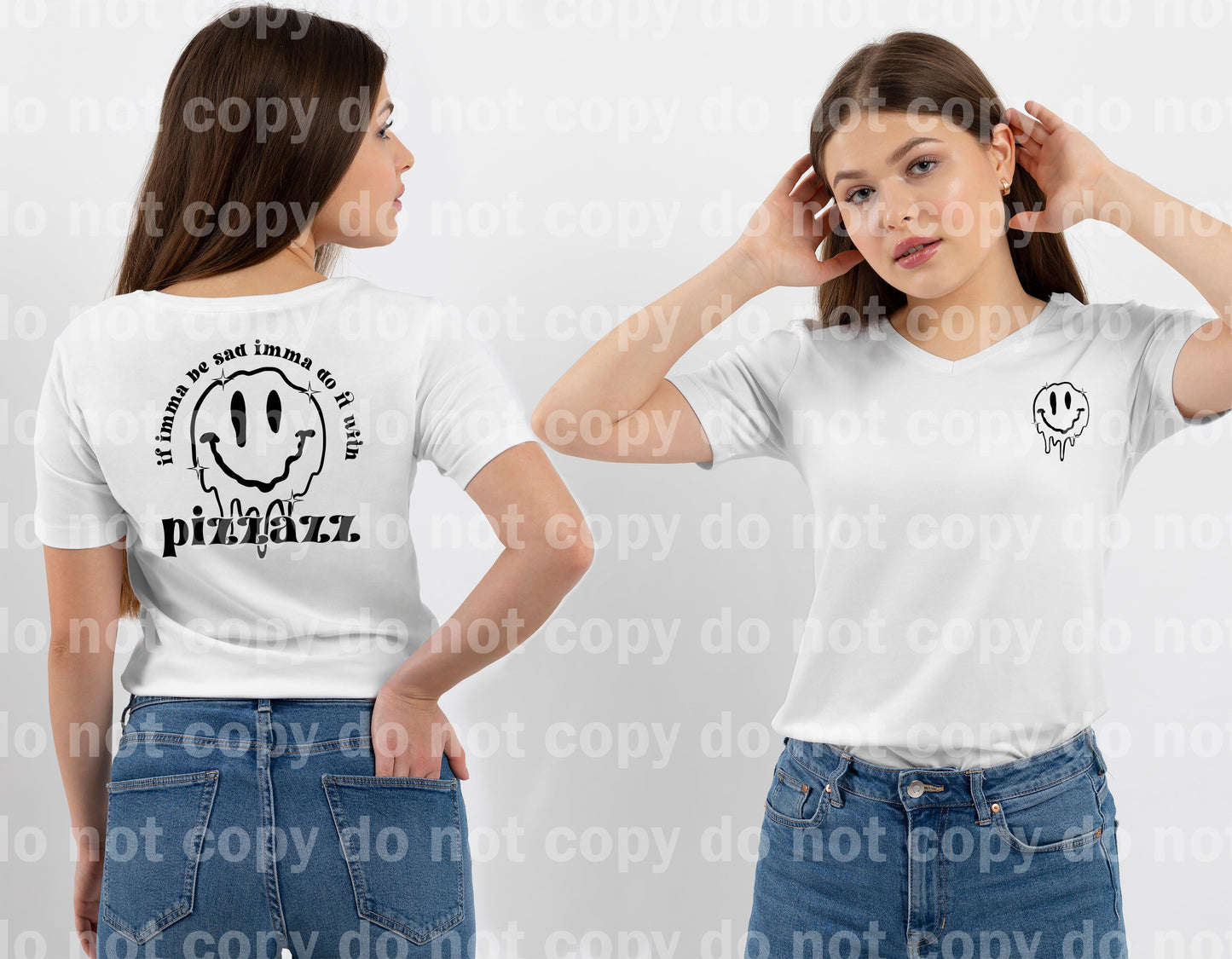 IF Imma Be Sad Imma Do n With Pizzazz Full Color/One Color Dream Print or Sublimation Print