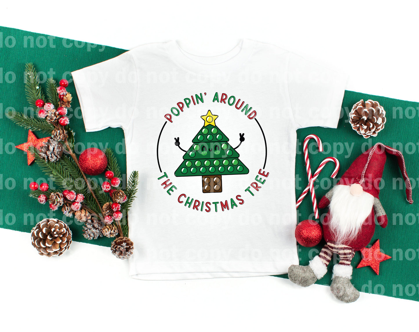 Poppin around the Christmas Tree Dream Print or Sublimation Print