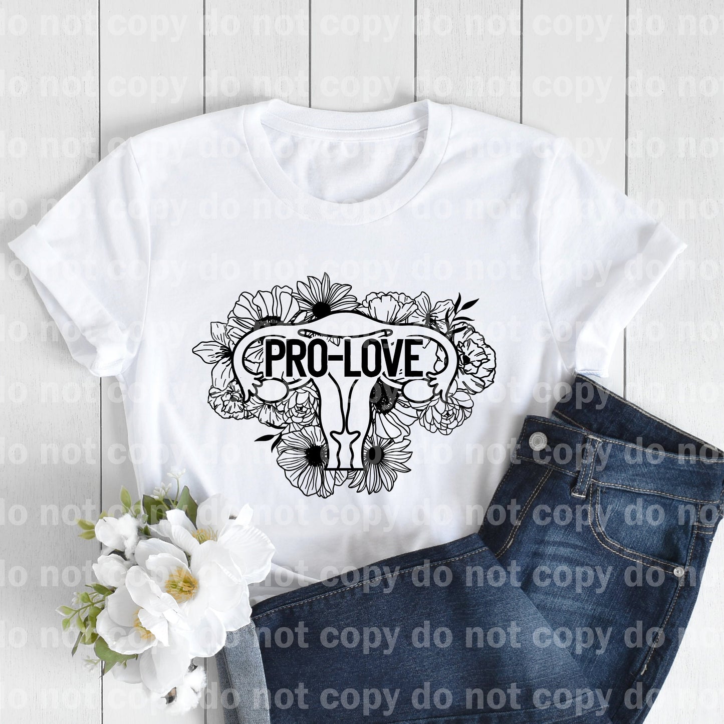 Pro Love Uterus Floral Dream Print o Impresión por Sublimación