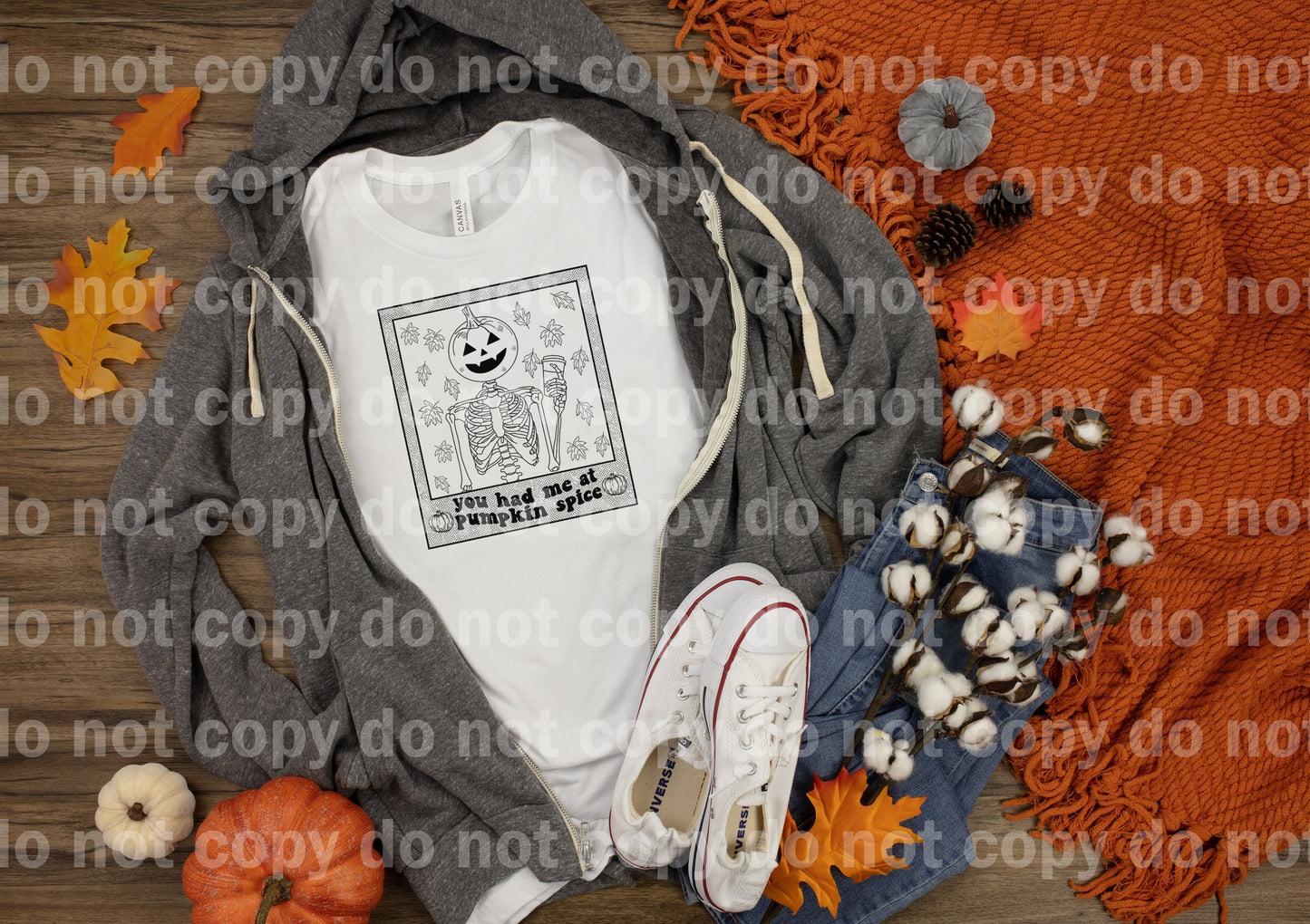 You Had Me At Pumpkin Spice Card Full Color/One Color Dream Print or Sublimation Print
