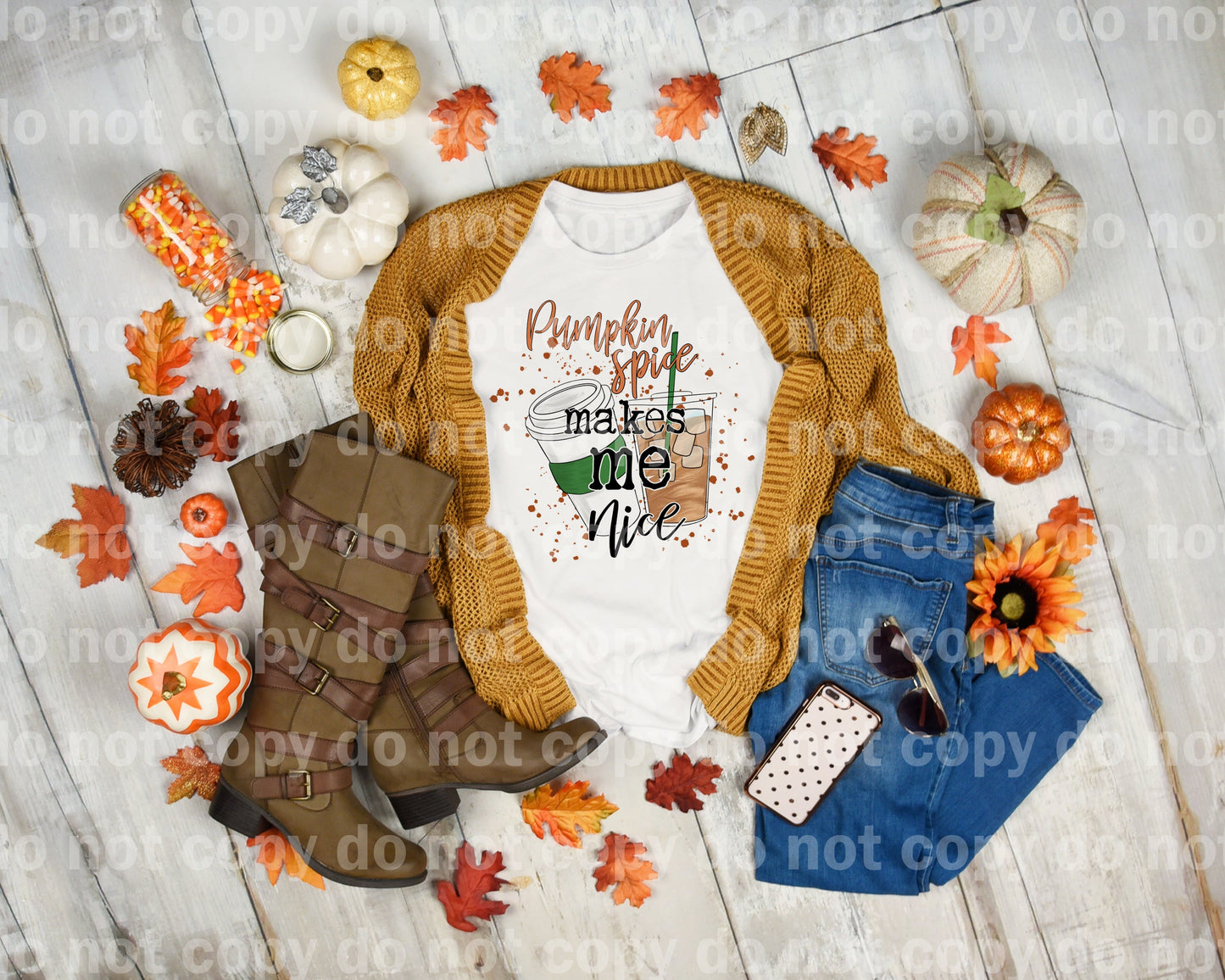 Pumpkin Spice me hace una bonita impresión de ensueño o impresión de sublimación