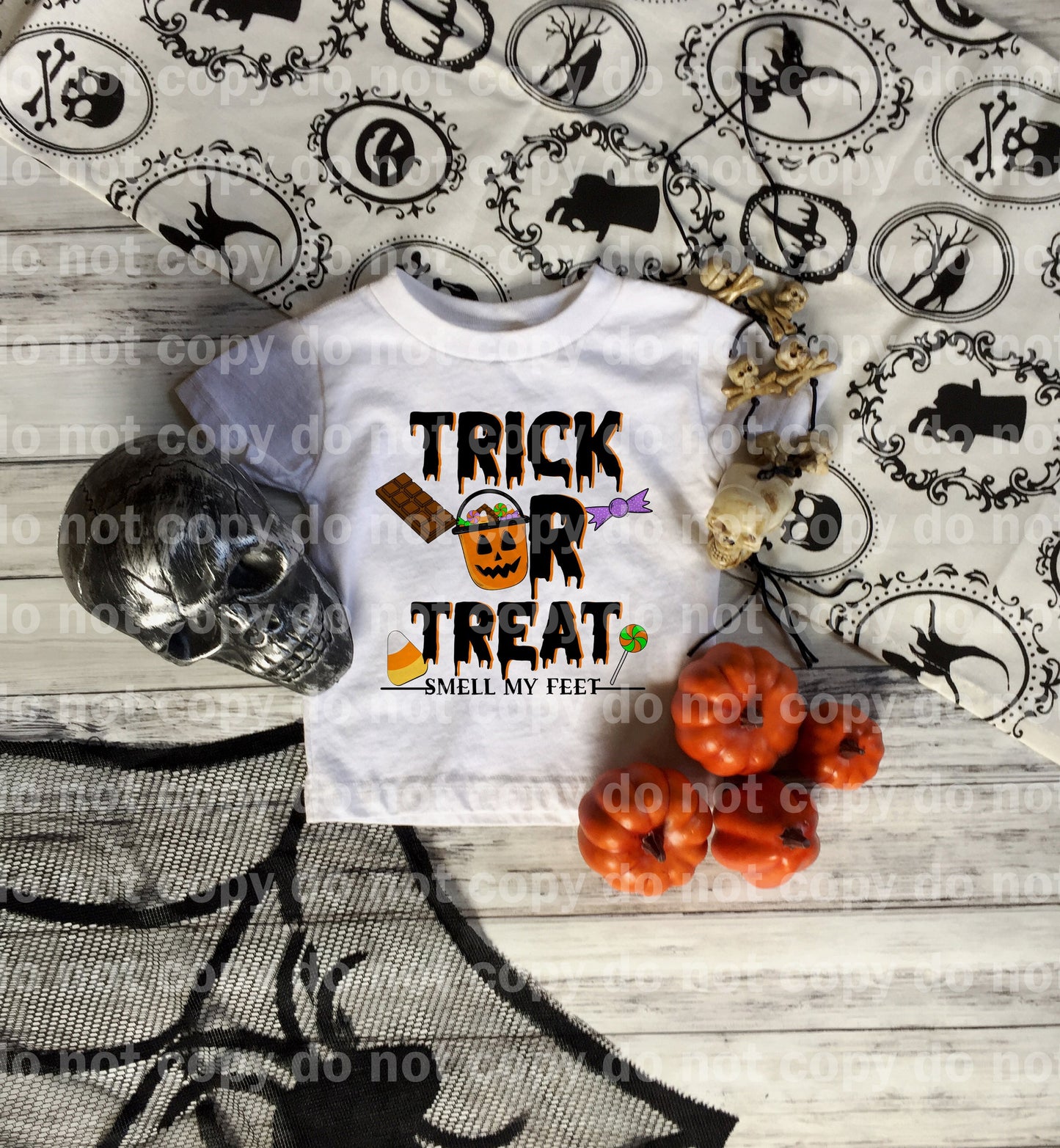 Trick Or Treat Smell My Feet Pumpkin Dream Print or Sublimation Print