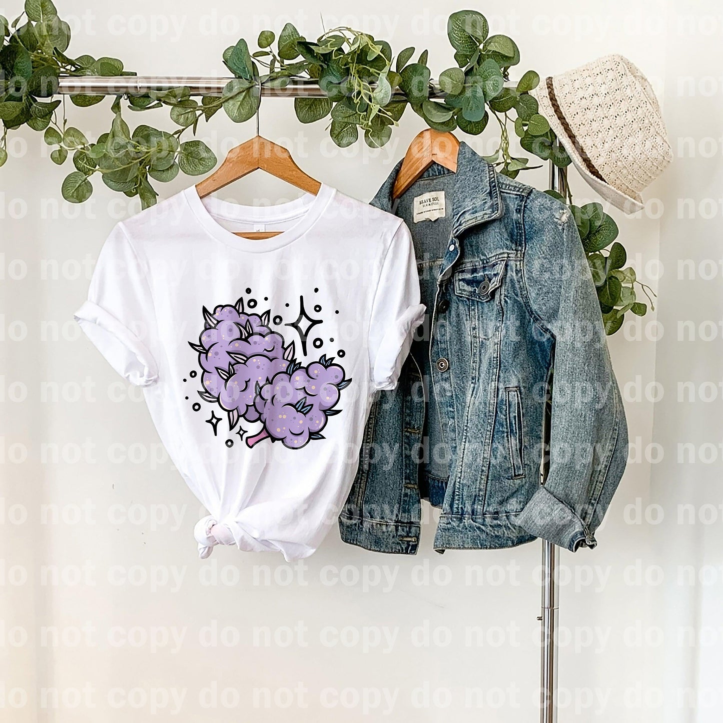 Purple Buds Dream Print or Sublimation Print