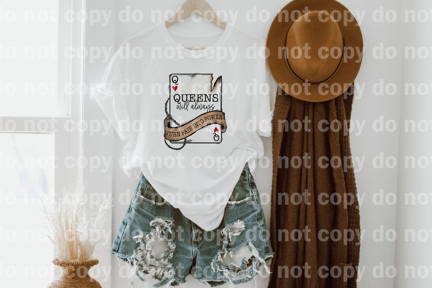 Queens Will Always Turn Pain Into Power Full Color/One Color Dream Print or Sublimation Print