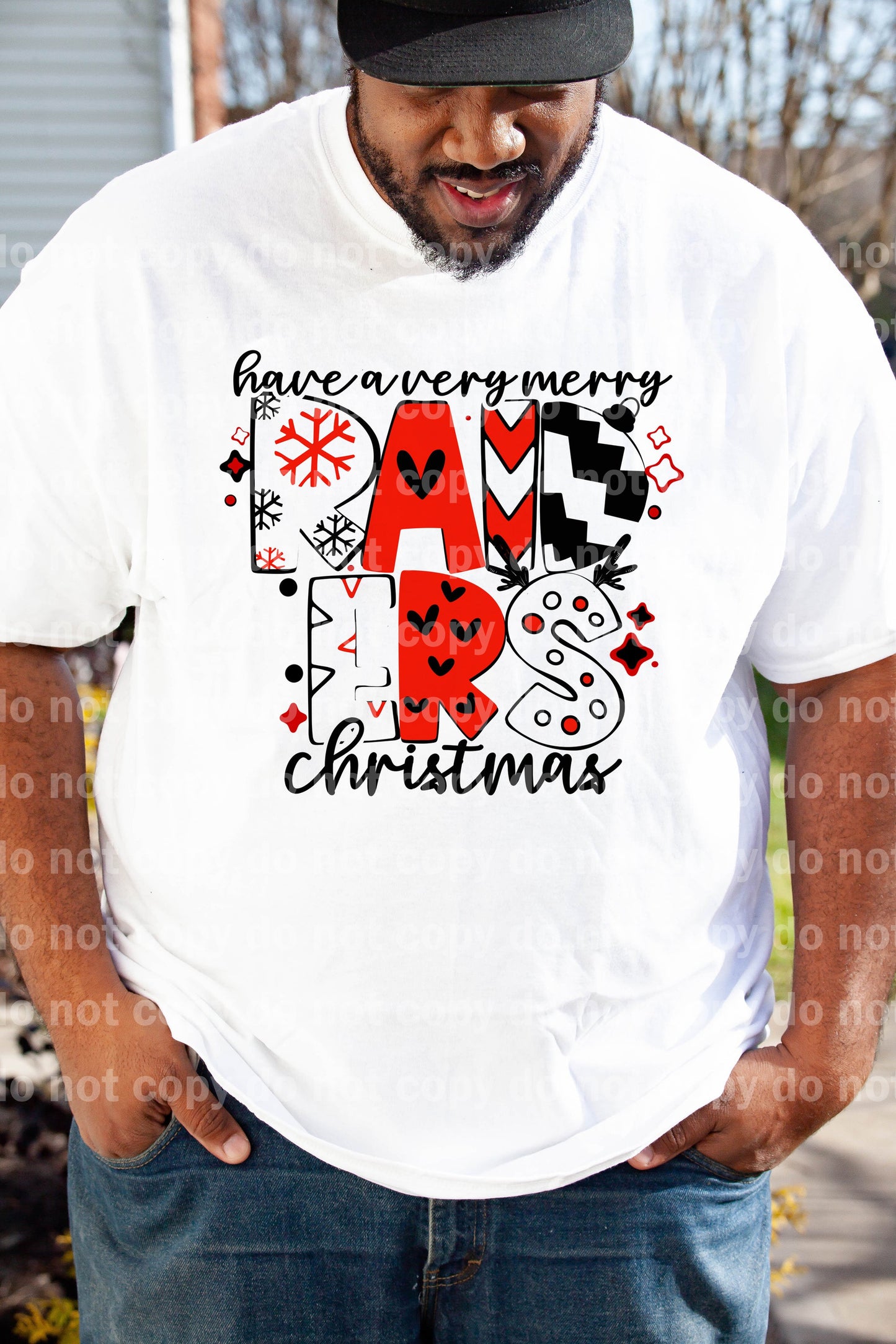 Have A Very Merry Raiders Christmas Gray Dream Print or Sublimation Print